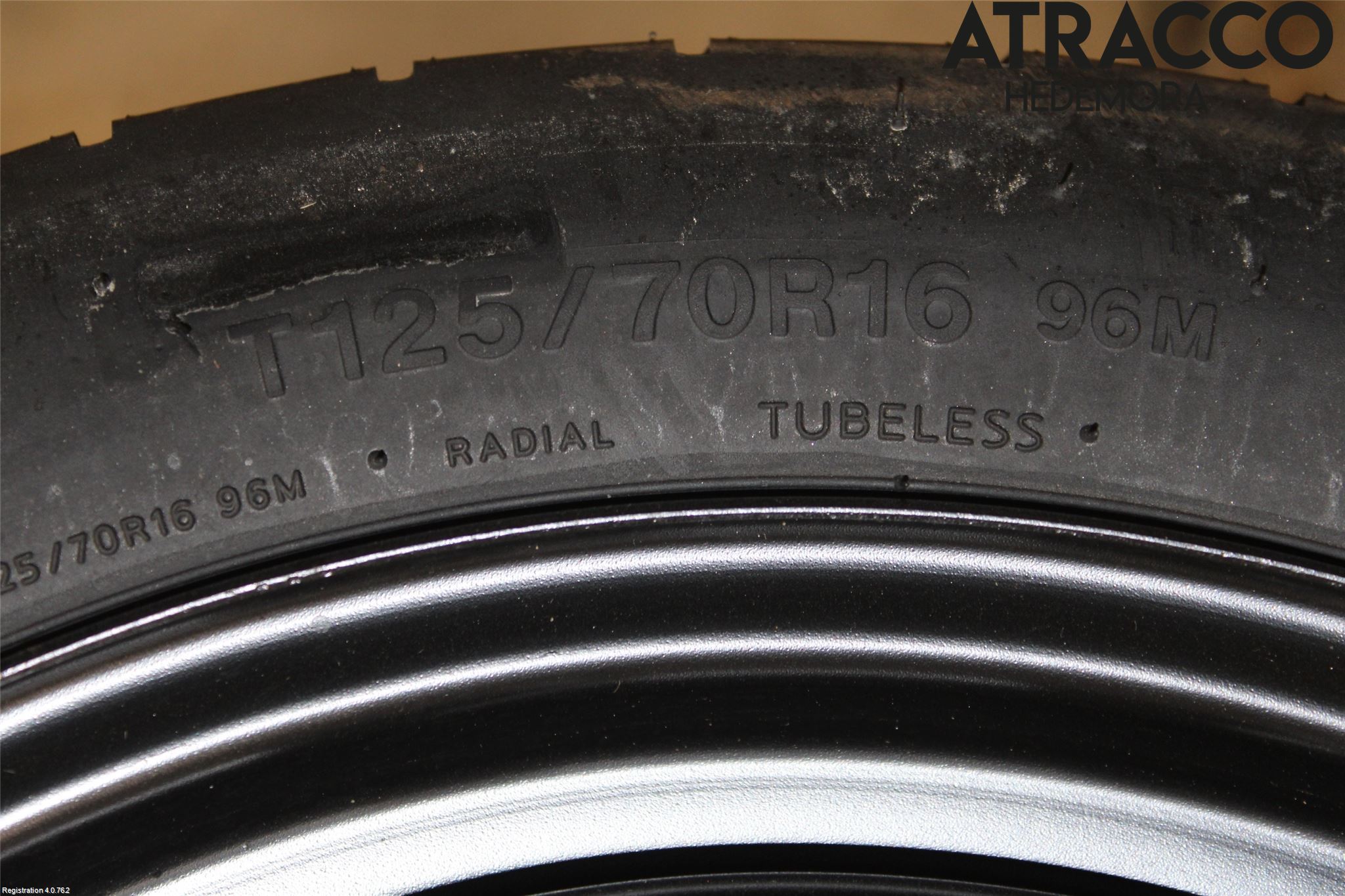 Volkswagen VW GOLF V 04-09 Hjul Reservhjul Minityp