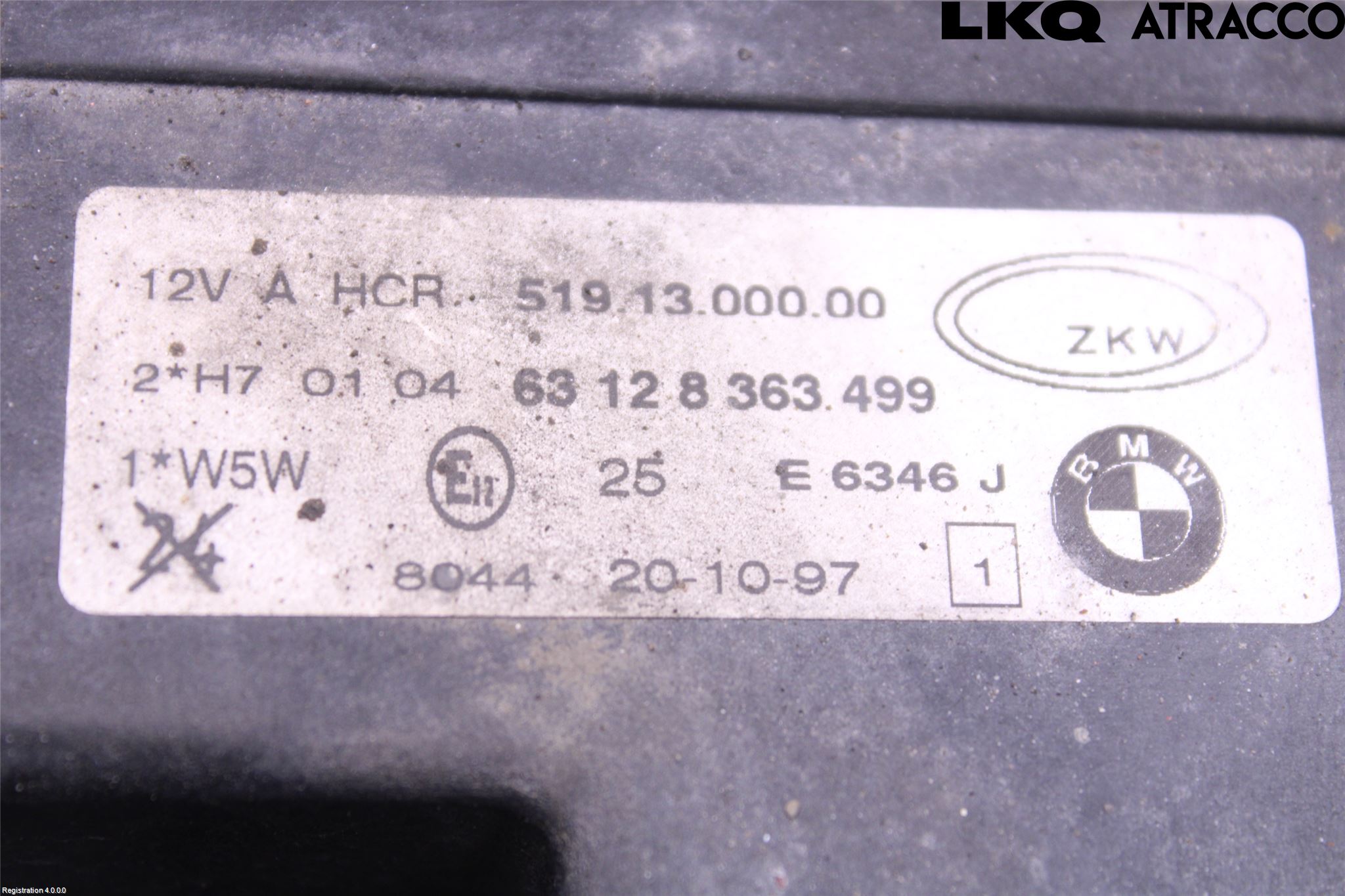 BMW 3 E36      91-00 Strålkastare Vänster