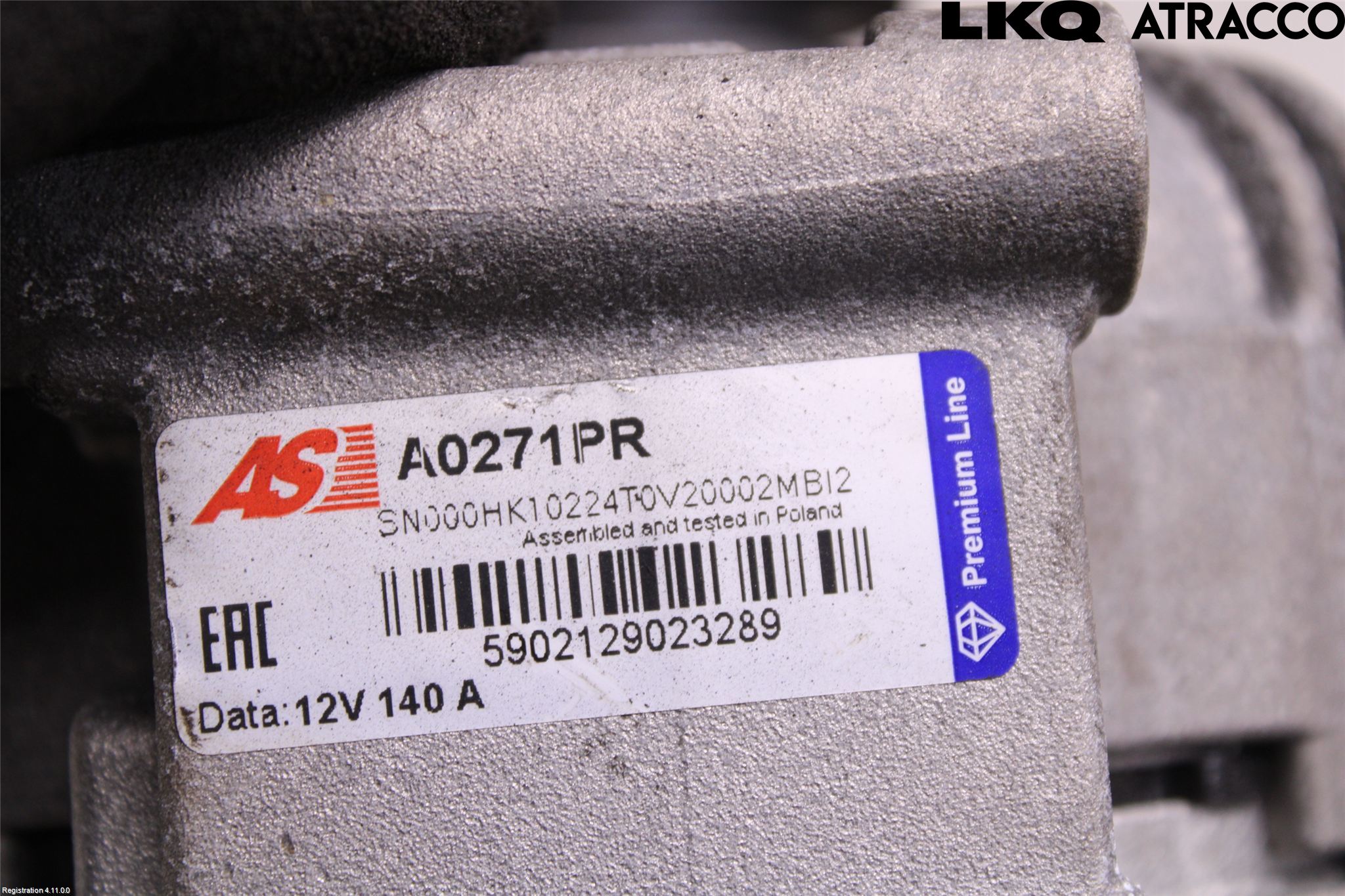 Audi A5 07-16 Generator