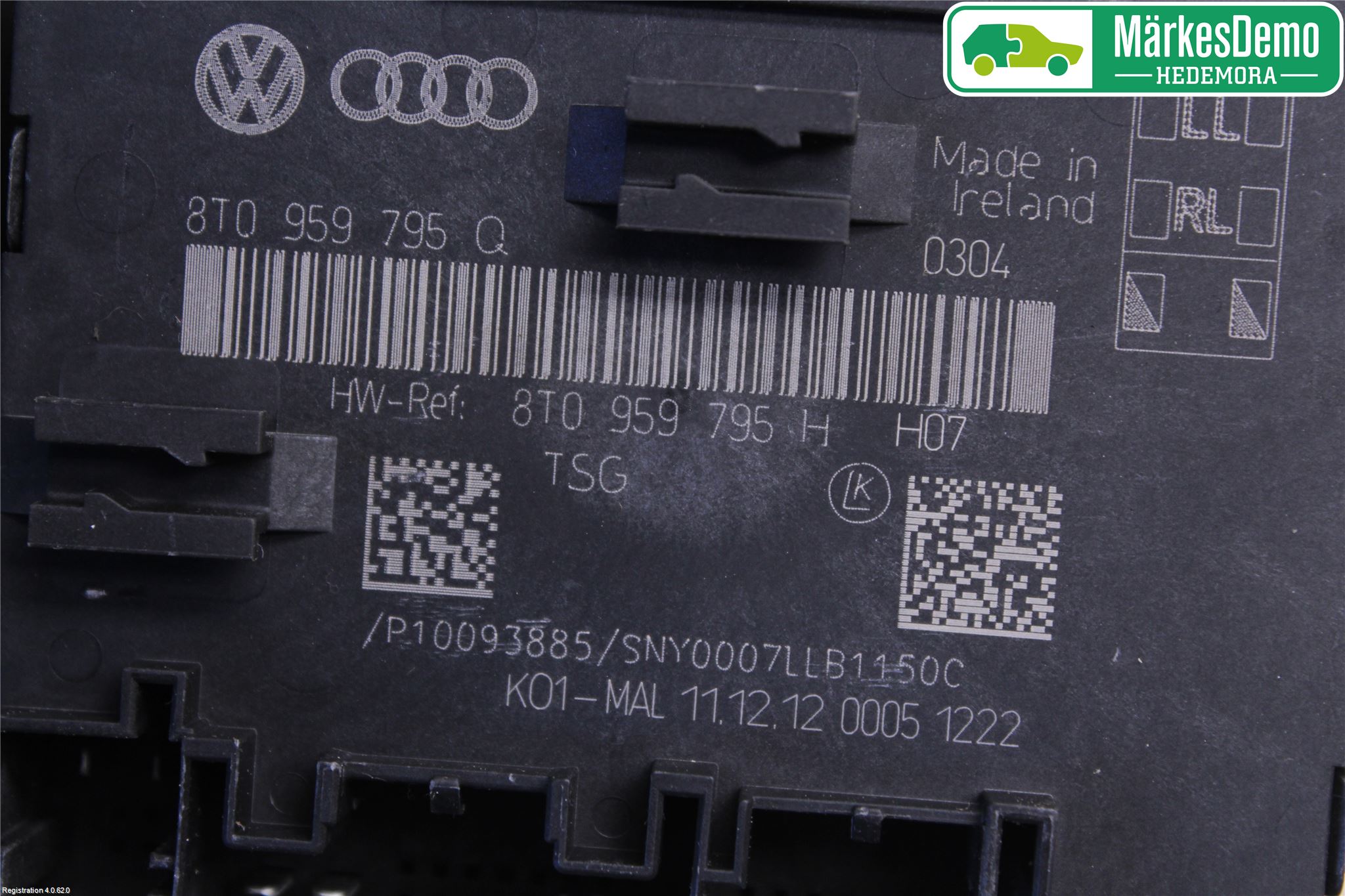 Audi A4 12-15 Styrenhet Dörr