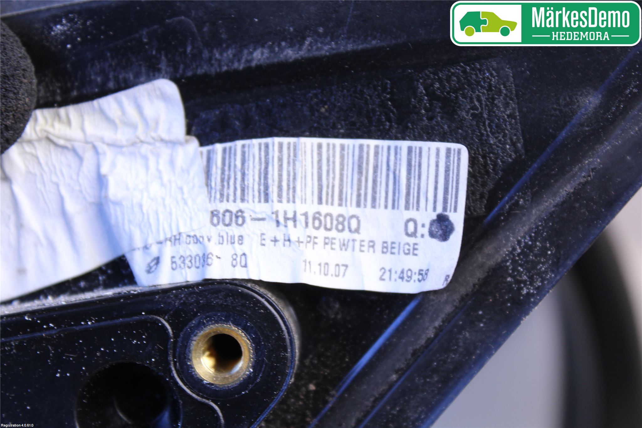 Kia CEED 06-12 Spegel Yttre El Hö