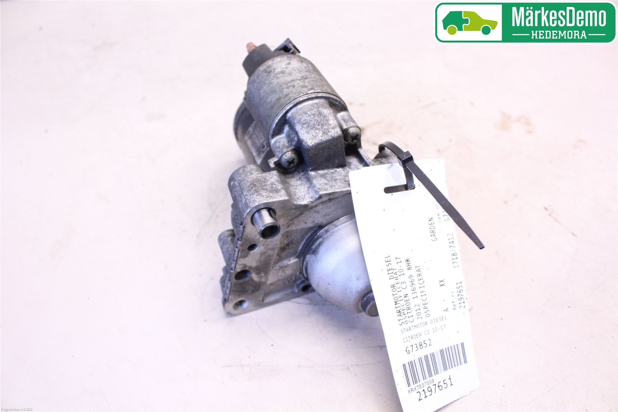 Citroen C3 10-17 Startmotor Diesel