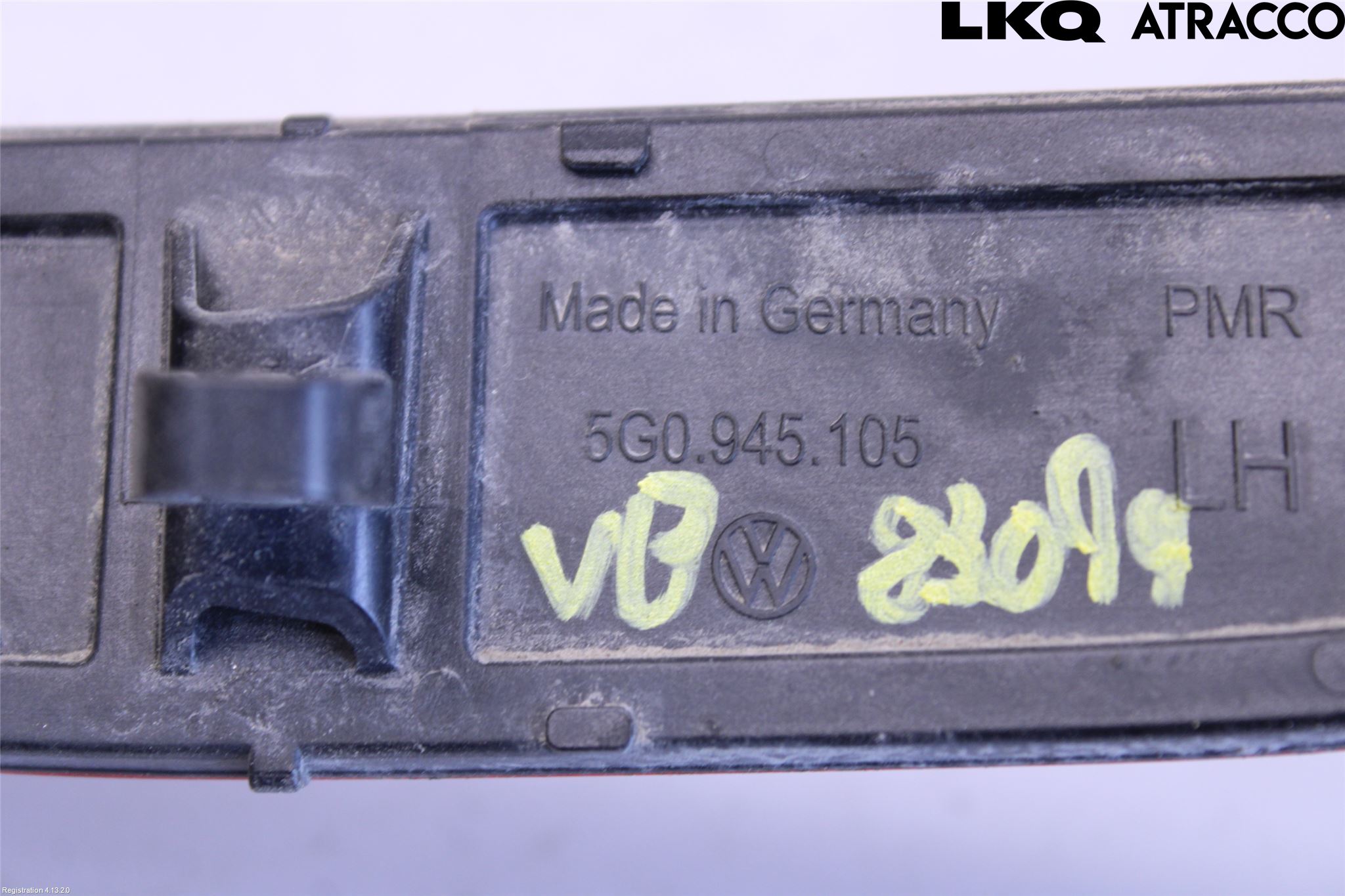 Volkswagen VW GOLF / E-GOLF VII 13-20 Dimljus/Reflex Bak