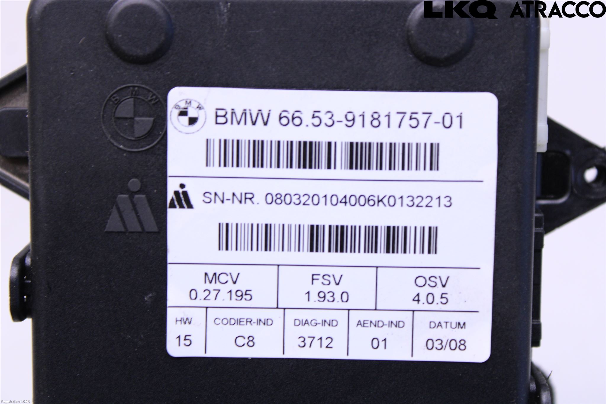 BMW X6 E71/E72   08-14 Parkeringshjälp Kamera