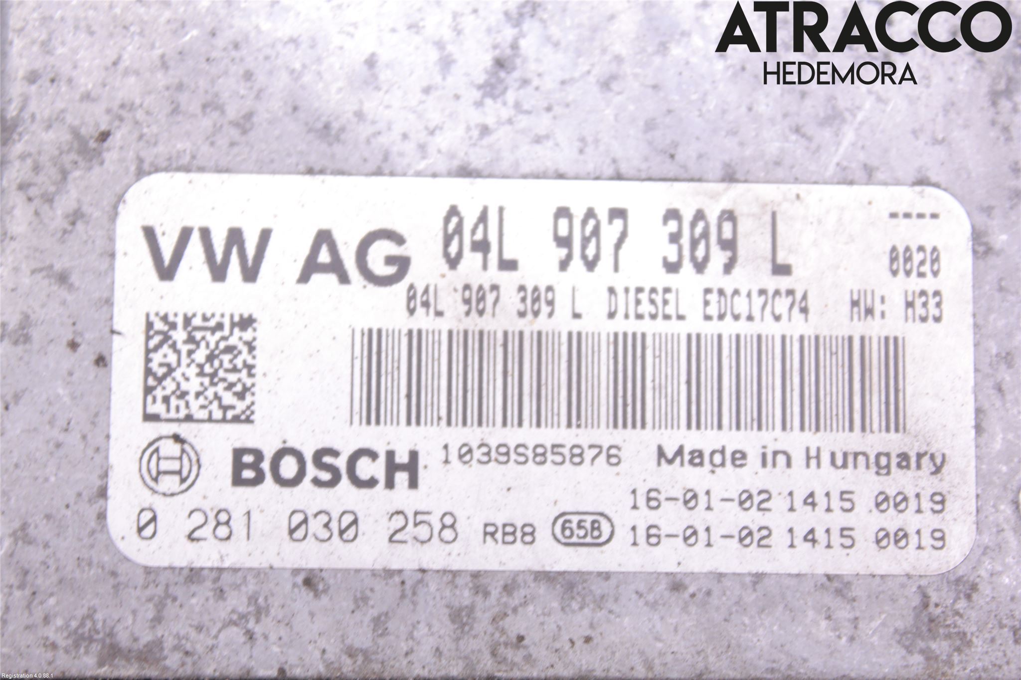 Audi A4/S4 B9 16-19 Styrenhet Inspump Diesel