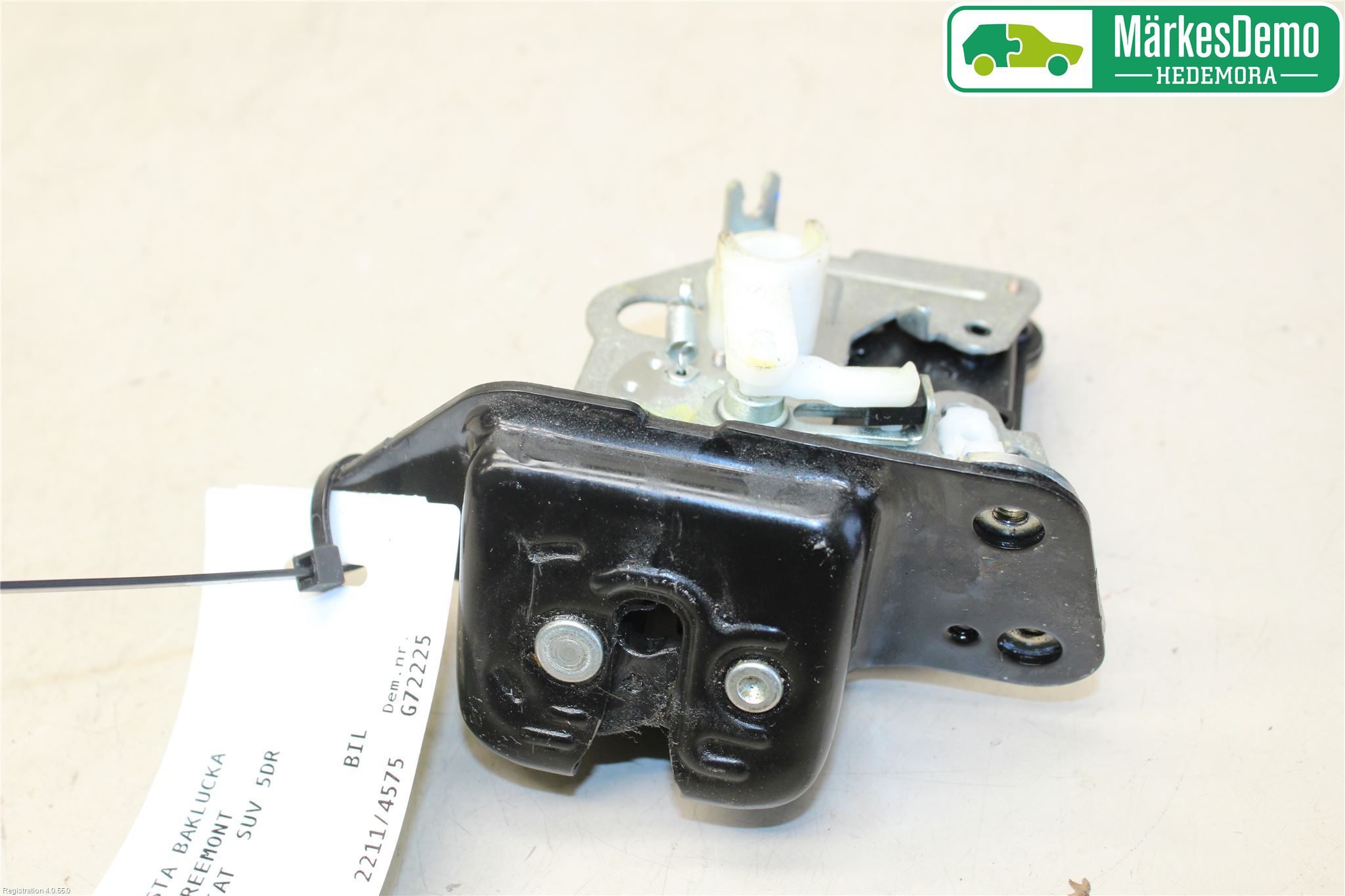 Fiat FREEMONT Låskista Baklucka