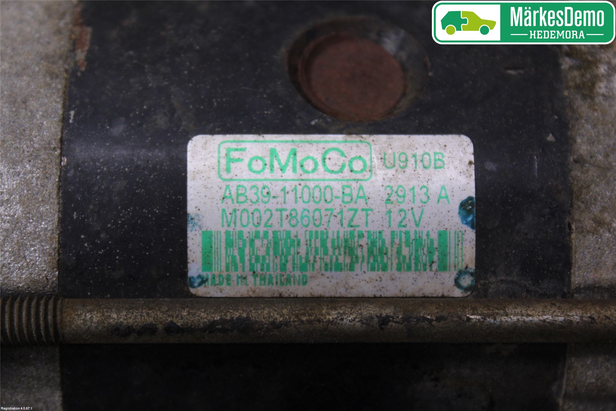 Ford RANGER EU 12-23 Startmotor Diesel