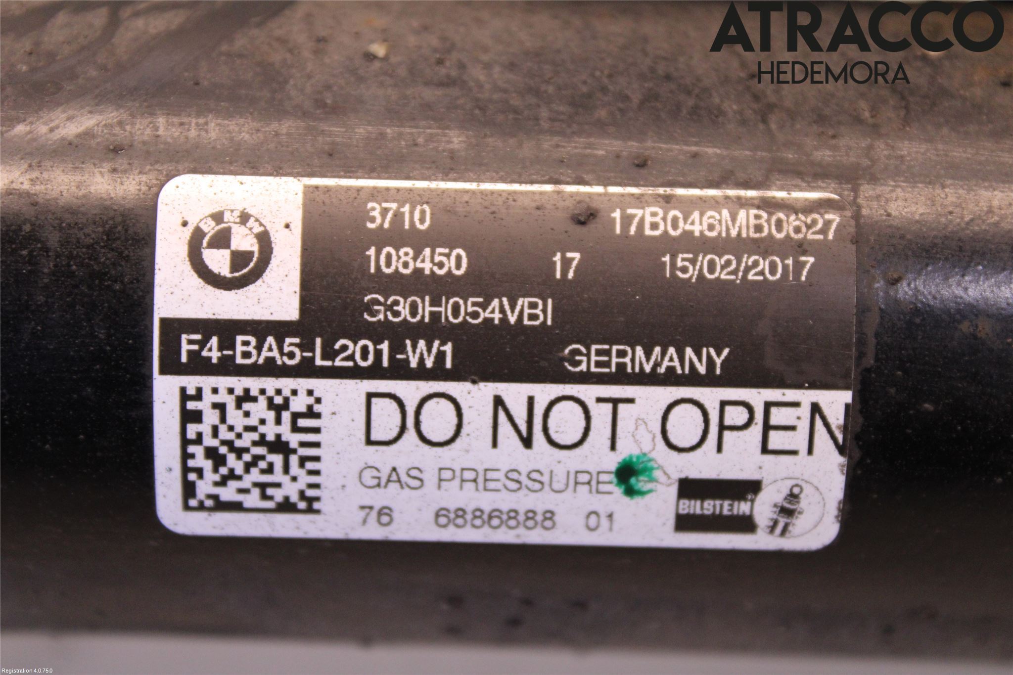 BMW 5 G30/G31/F90 17-23 Fjäderben Bak Höger