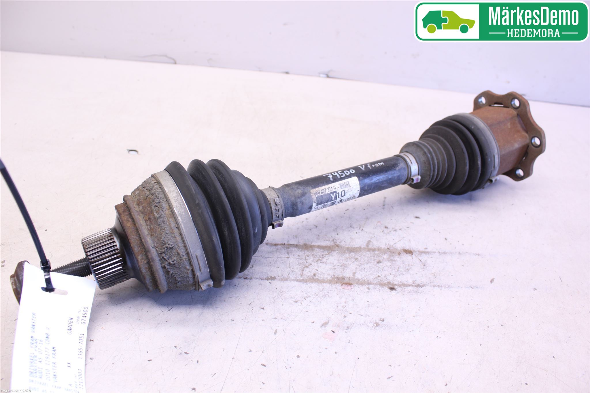 Audi A5 07-16 Drivaxel Fram Vänster