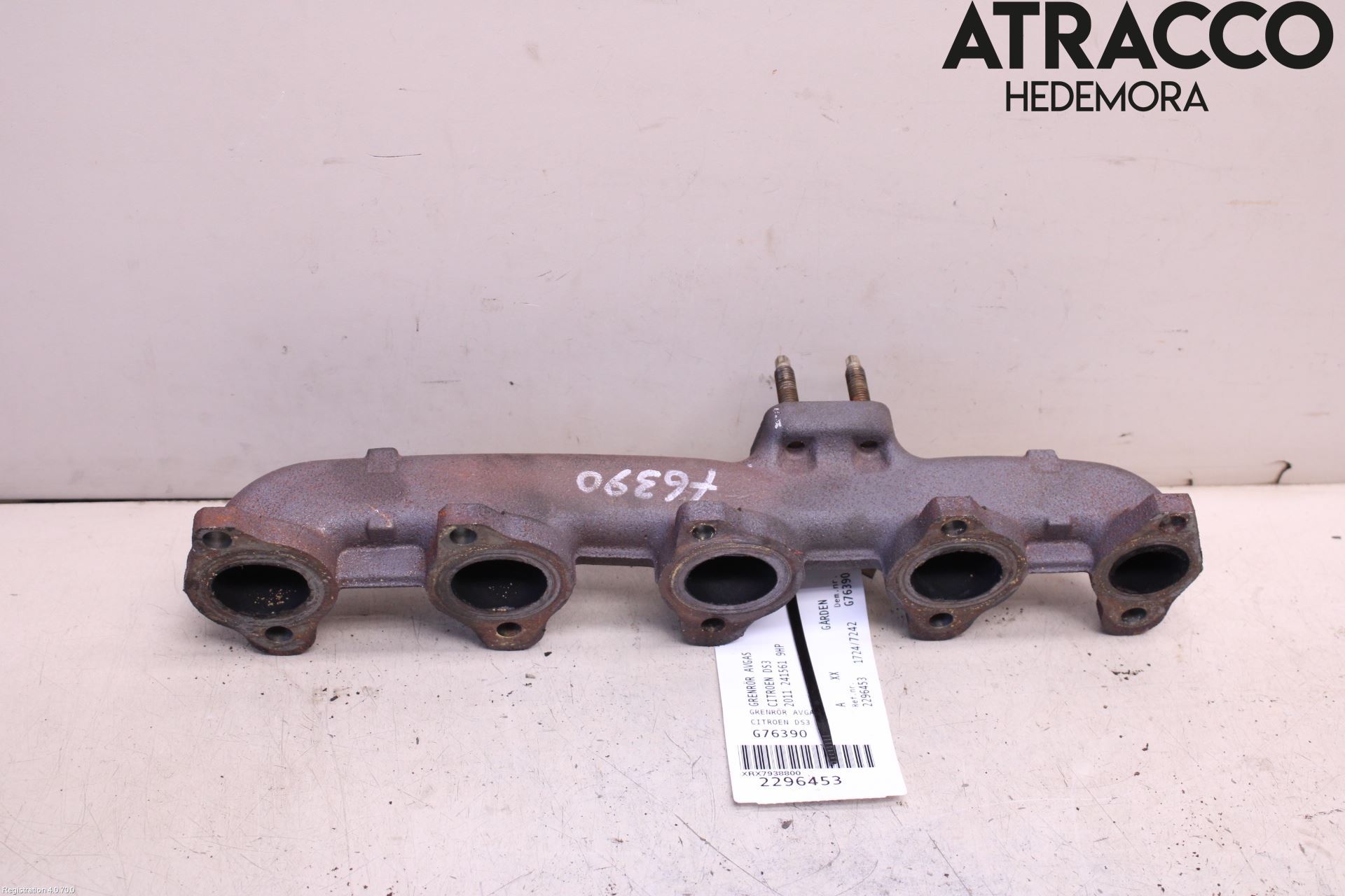 Citroen DS3 Grenrör Avgas