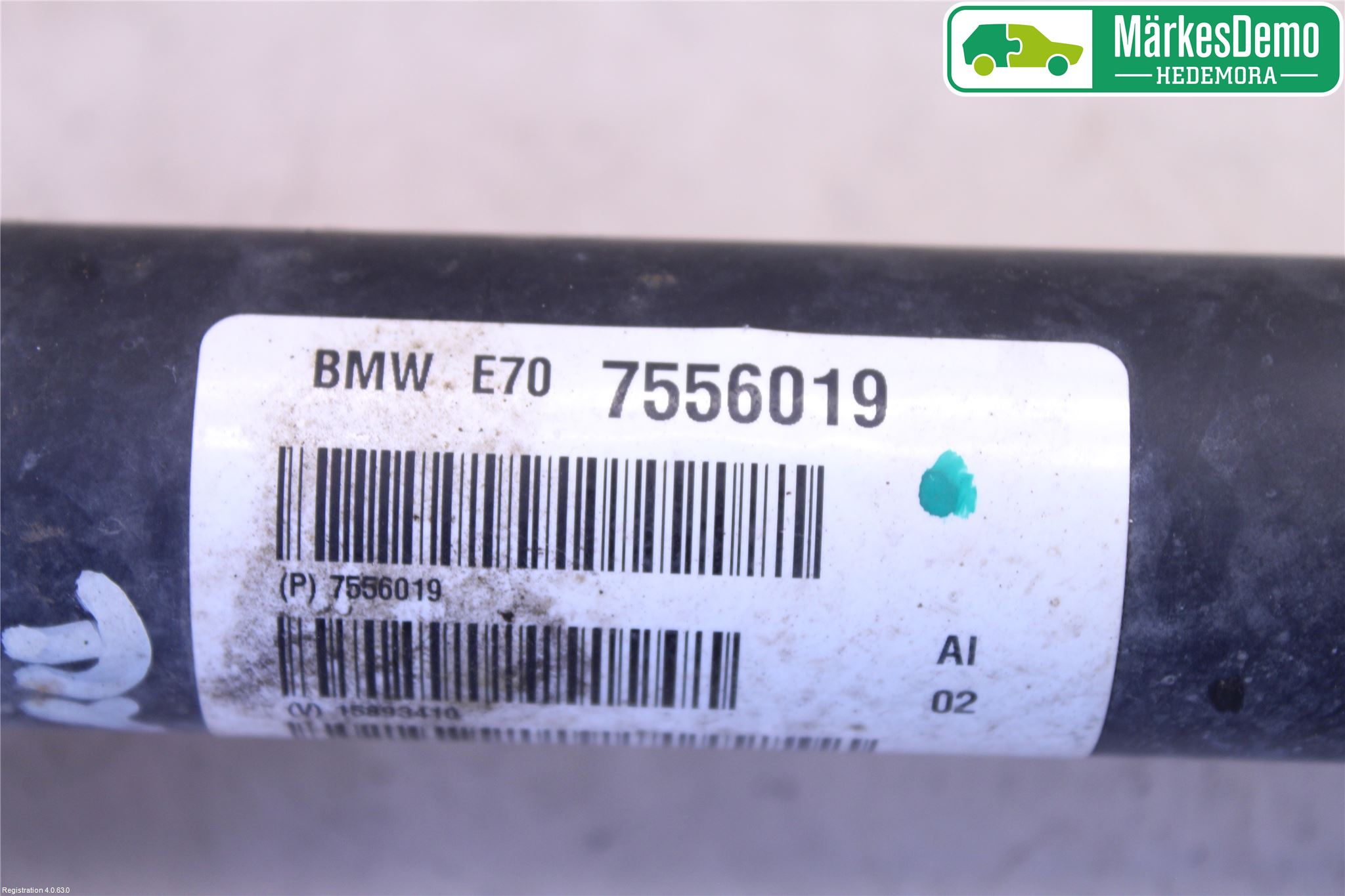 BMW X5 E70 07-13 Mellanaxel Främre 4Wd