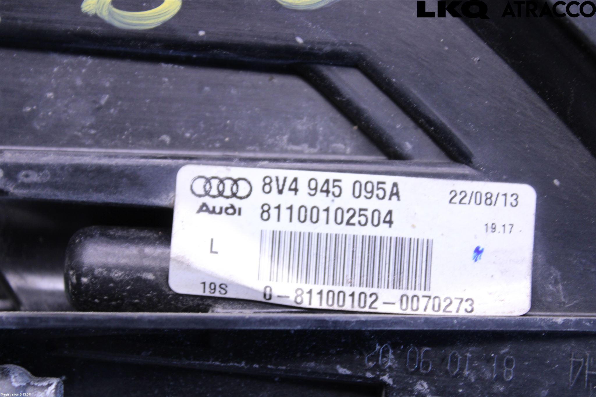 Audi A3/S3 8V 13-20 Bakljus Vänster