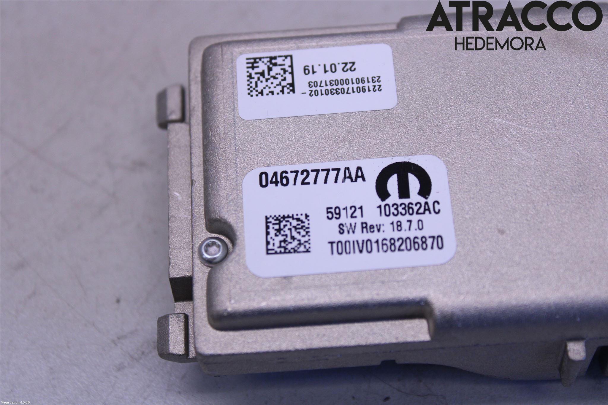 Jeep GRAND CHEROKEE 10-20 Sensor Aktivt Kollisionsskydd