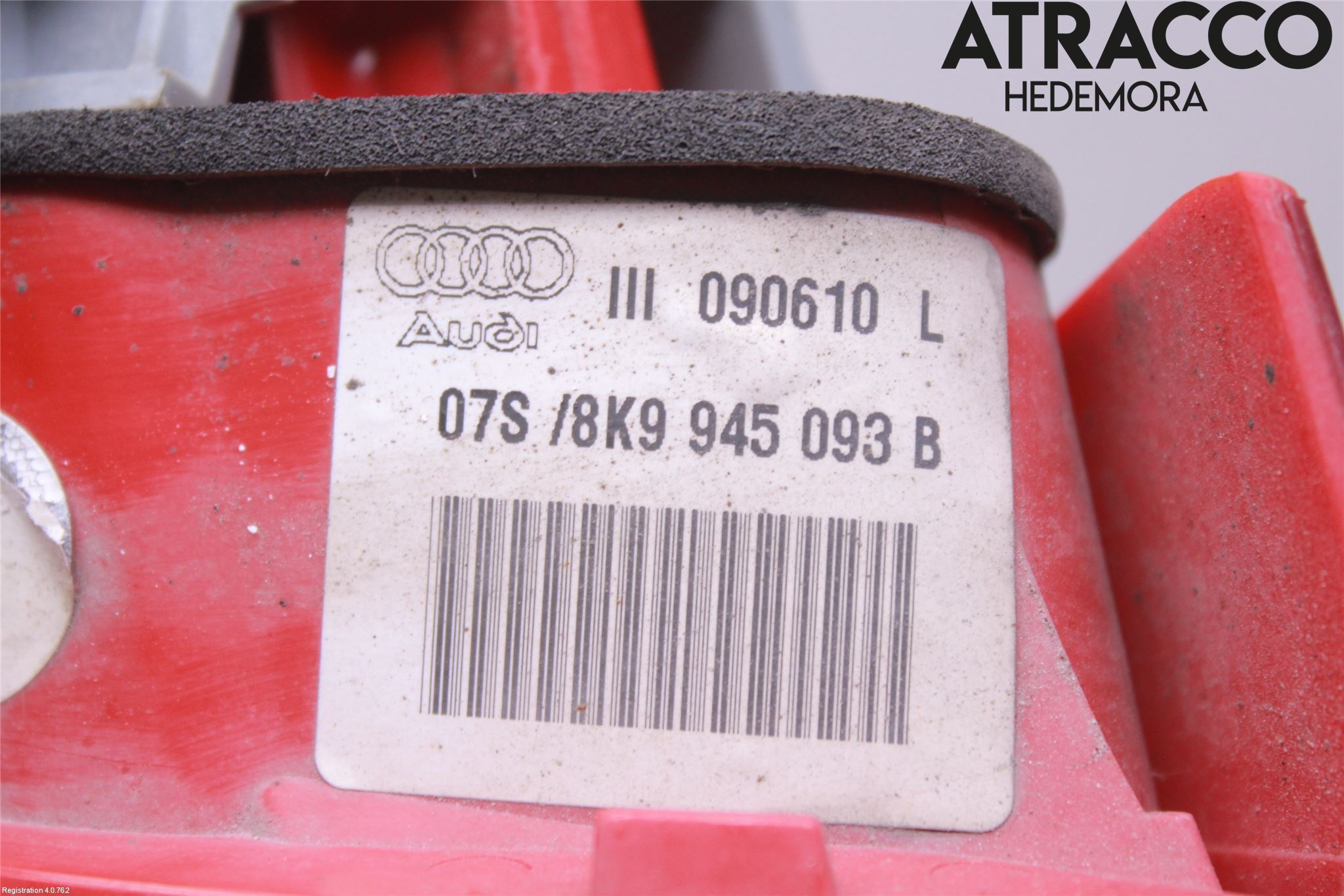 Audi A4 ALLROAD 09-16 Bakljus Lucka Vä