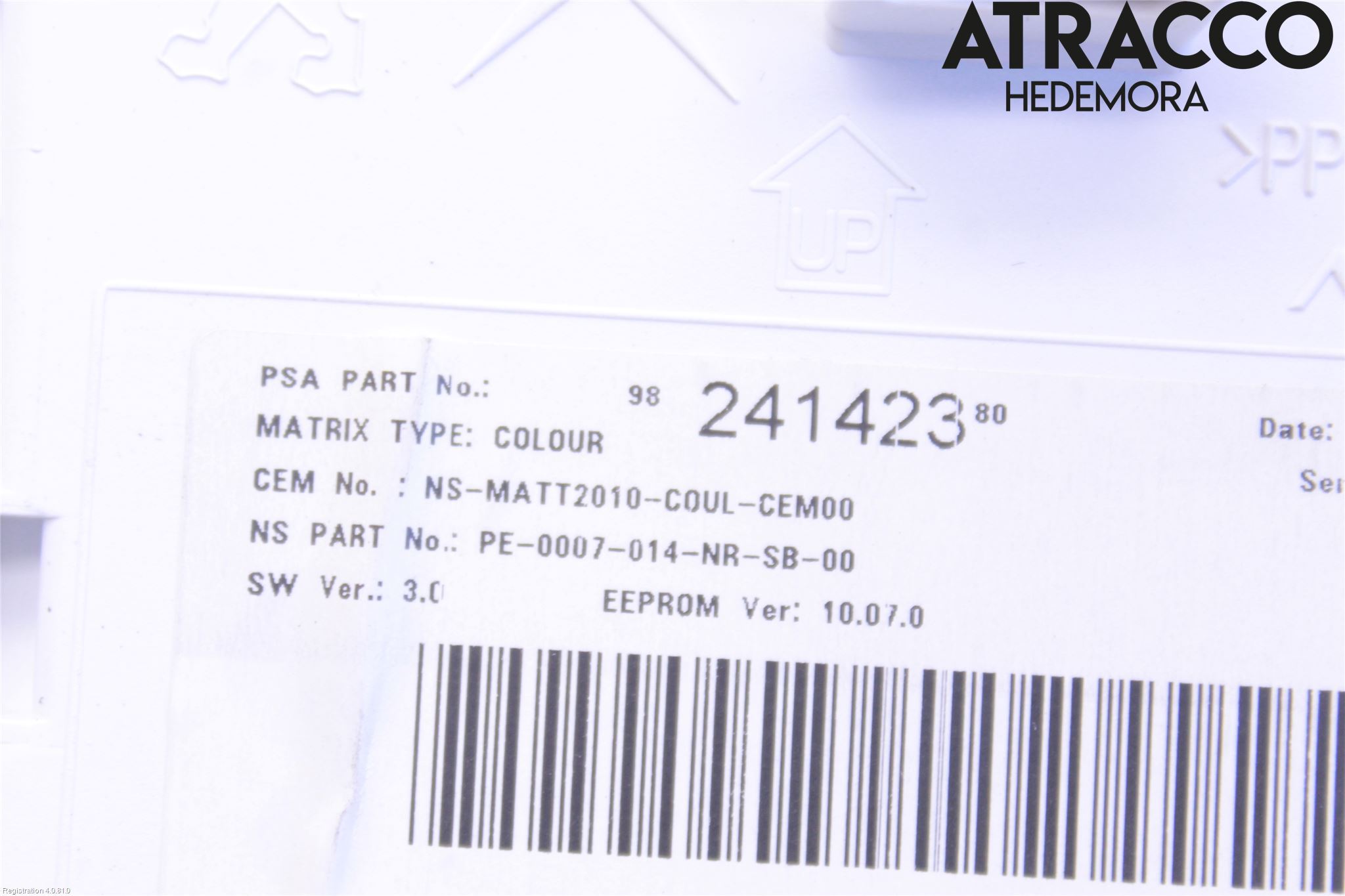 Peugeot 2008 13-20 Instrument Komb