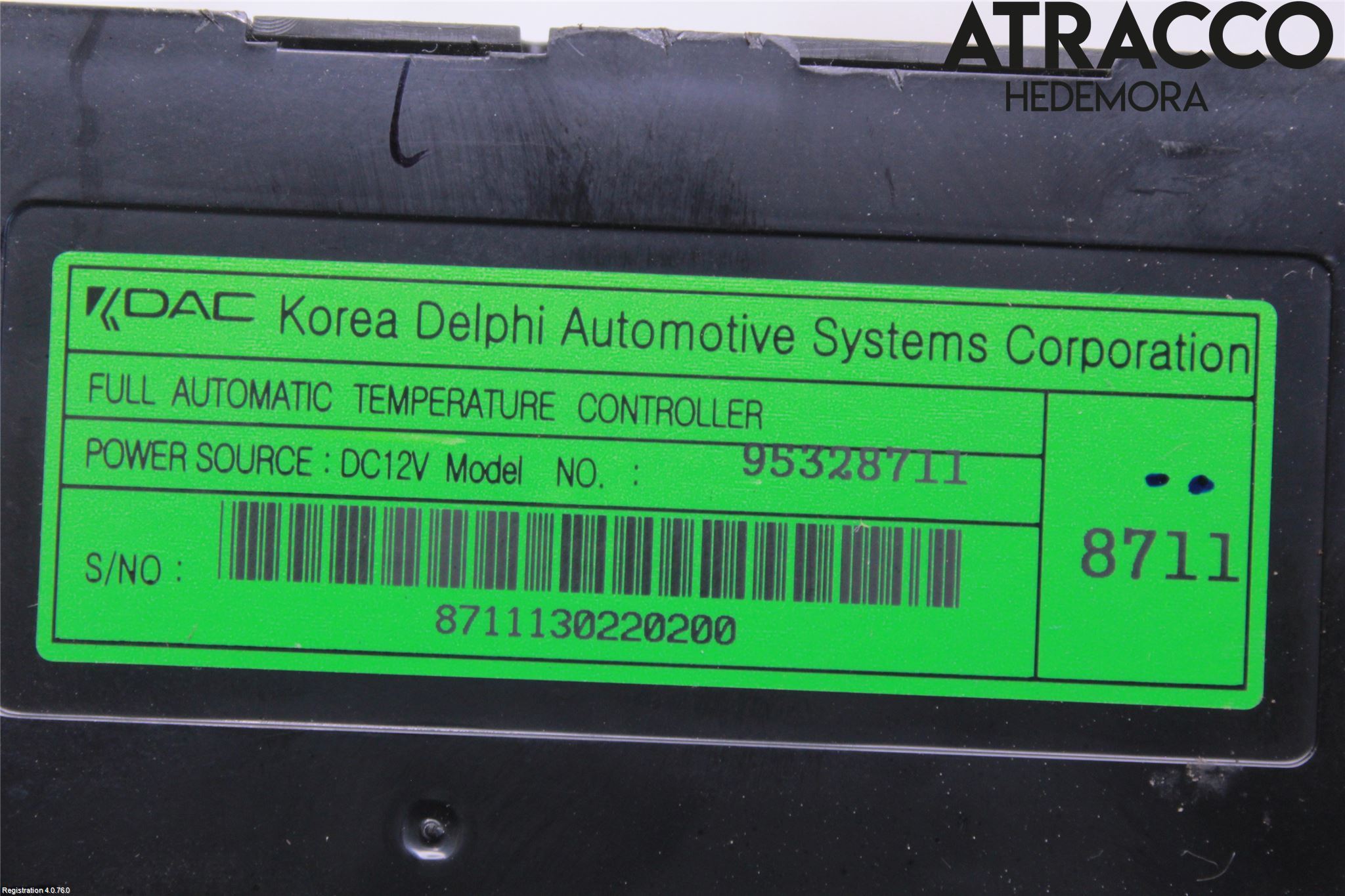 Chevrolet CAPTIVA Ac Styrenhet Ac Manöveren