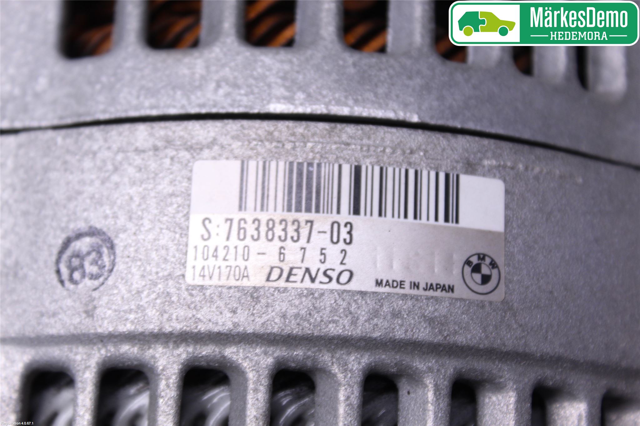 BMW 1 F20/F21 11-19 Generator
