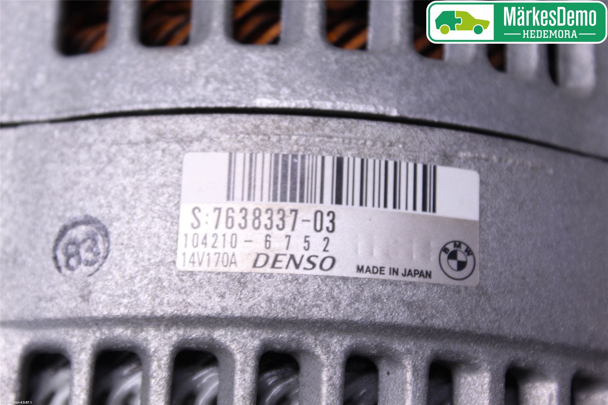 BMW 1 F20/F21 11-19 Generator