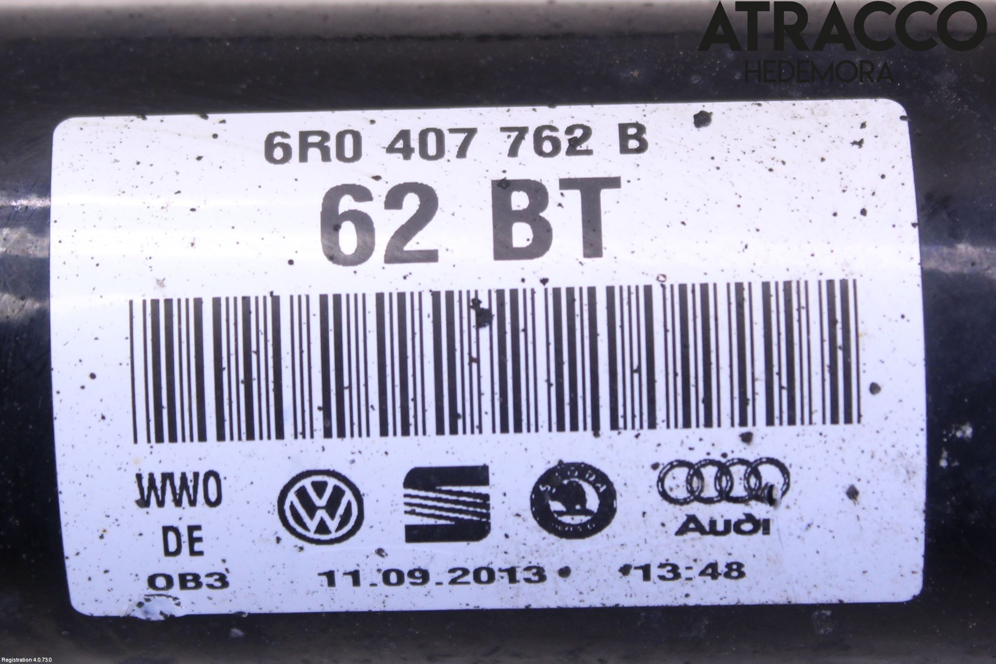 Skoda RAPID Drivaxel Fram Höger