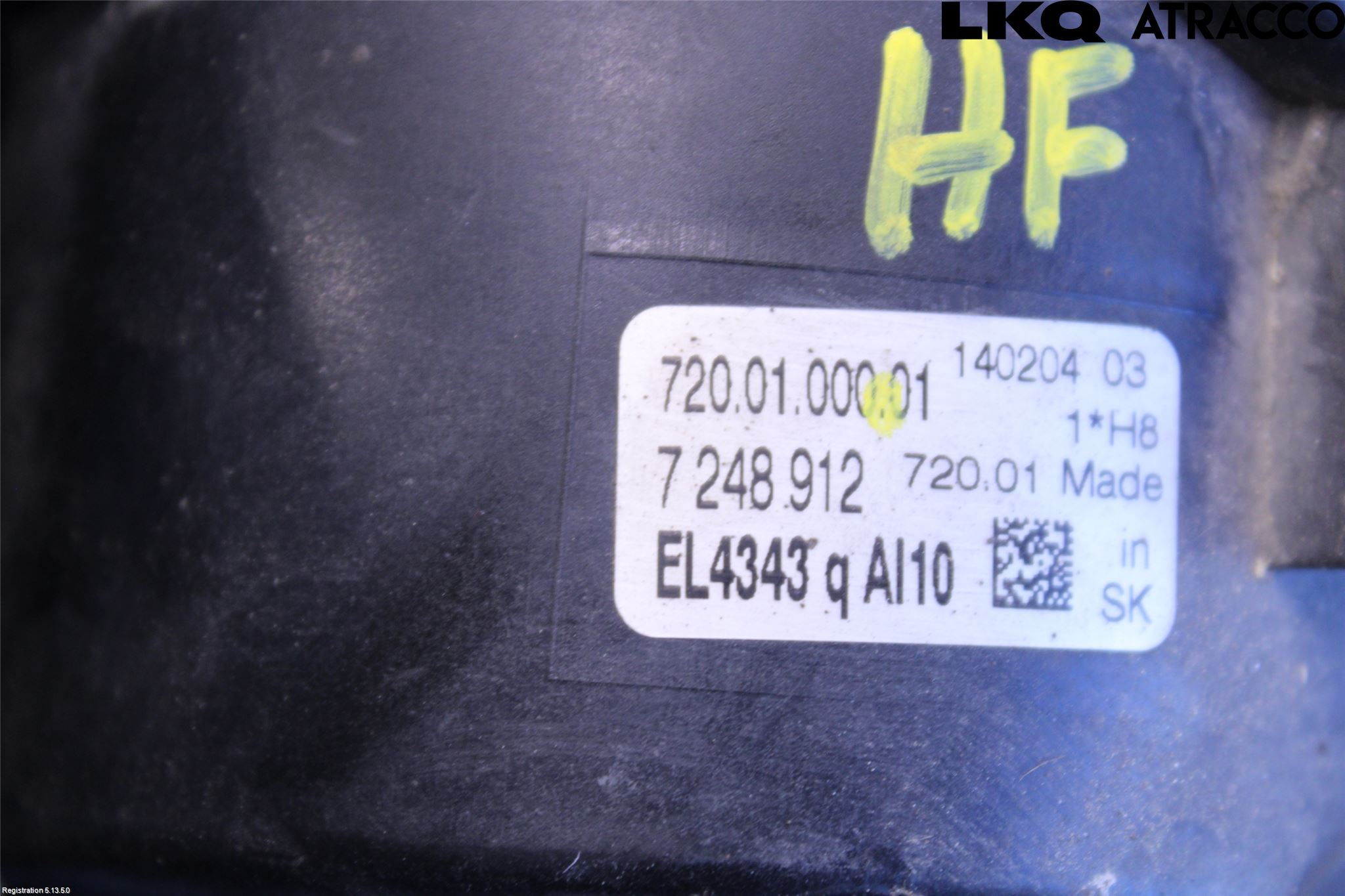 BMW 3 F30/F31/F80 12-19 Dimljus-Varselljus Fram
