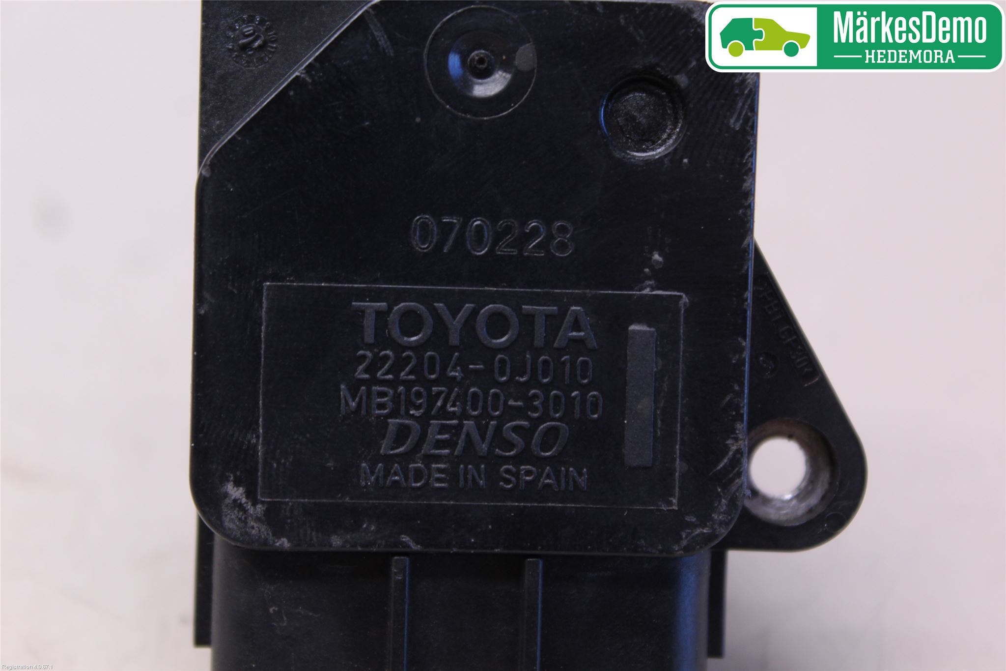 Toyota AVENSIS 07-08 Injluftmassamätare