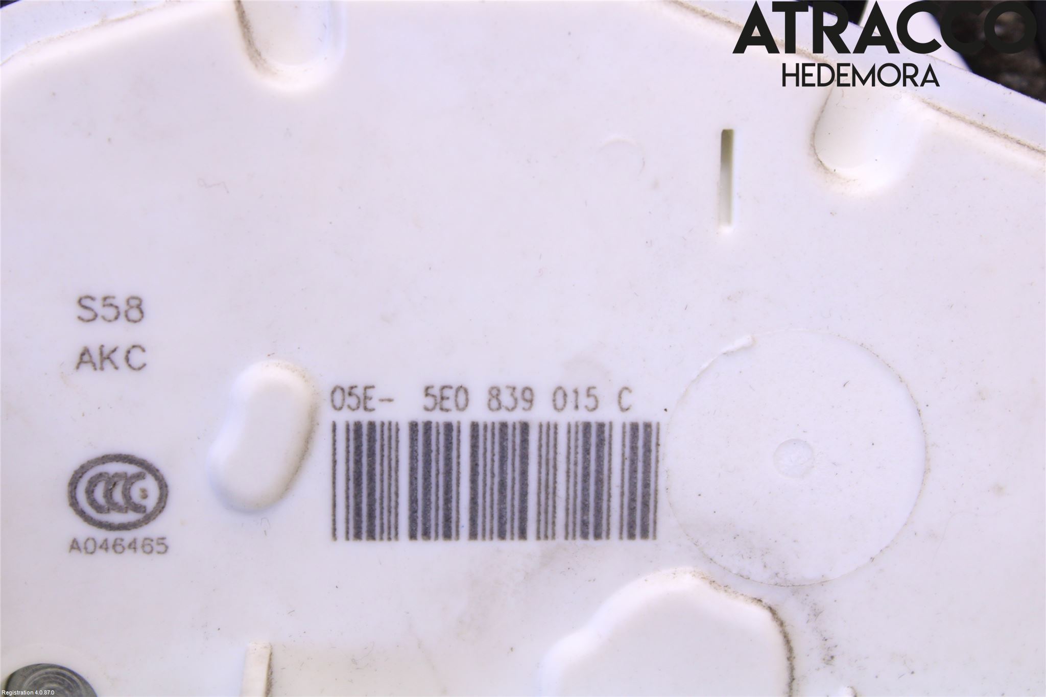 Skoda RAPID Låskista-Dörrlås