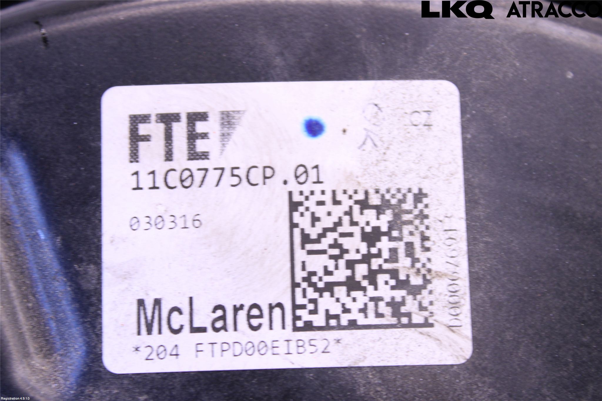 McLAREN Bromsservo