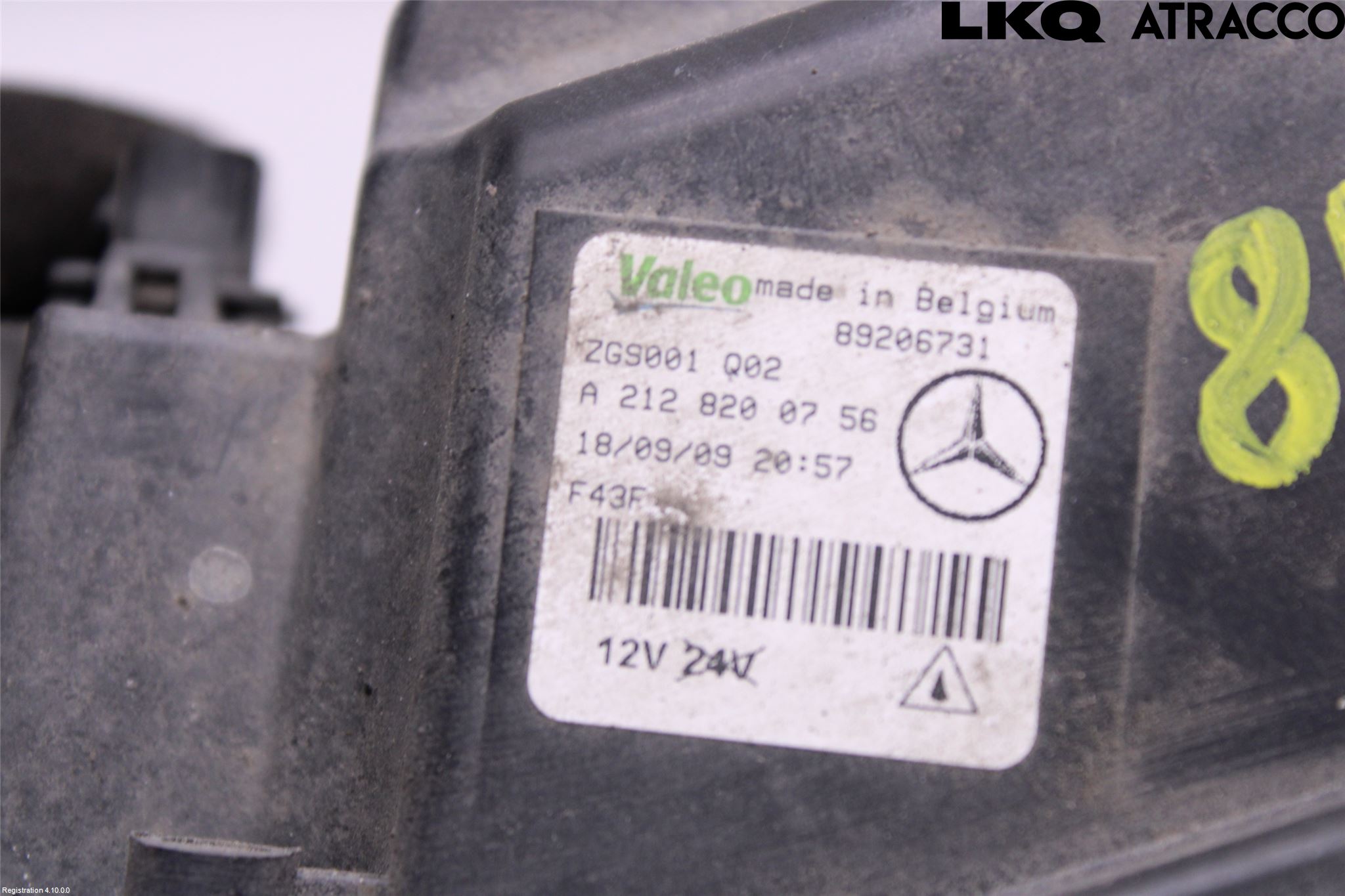 Mercedes-Benz MB E-KLASS (W212) 09-16 Dimljus-Varselljus Fram