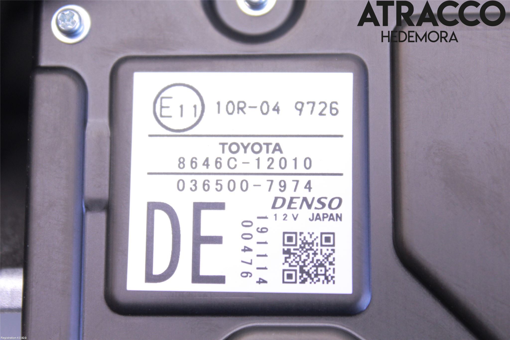 Toyota COROLLA 19- Sensor Aktivt Kollisionsskydd