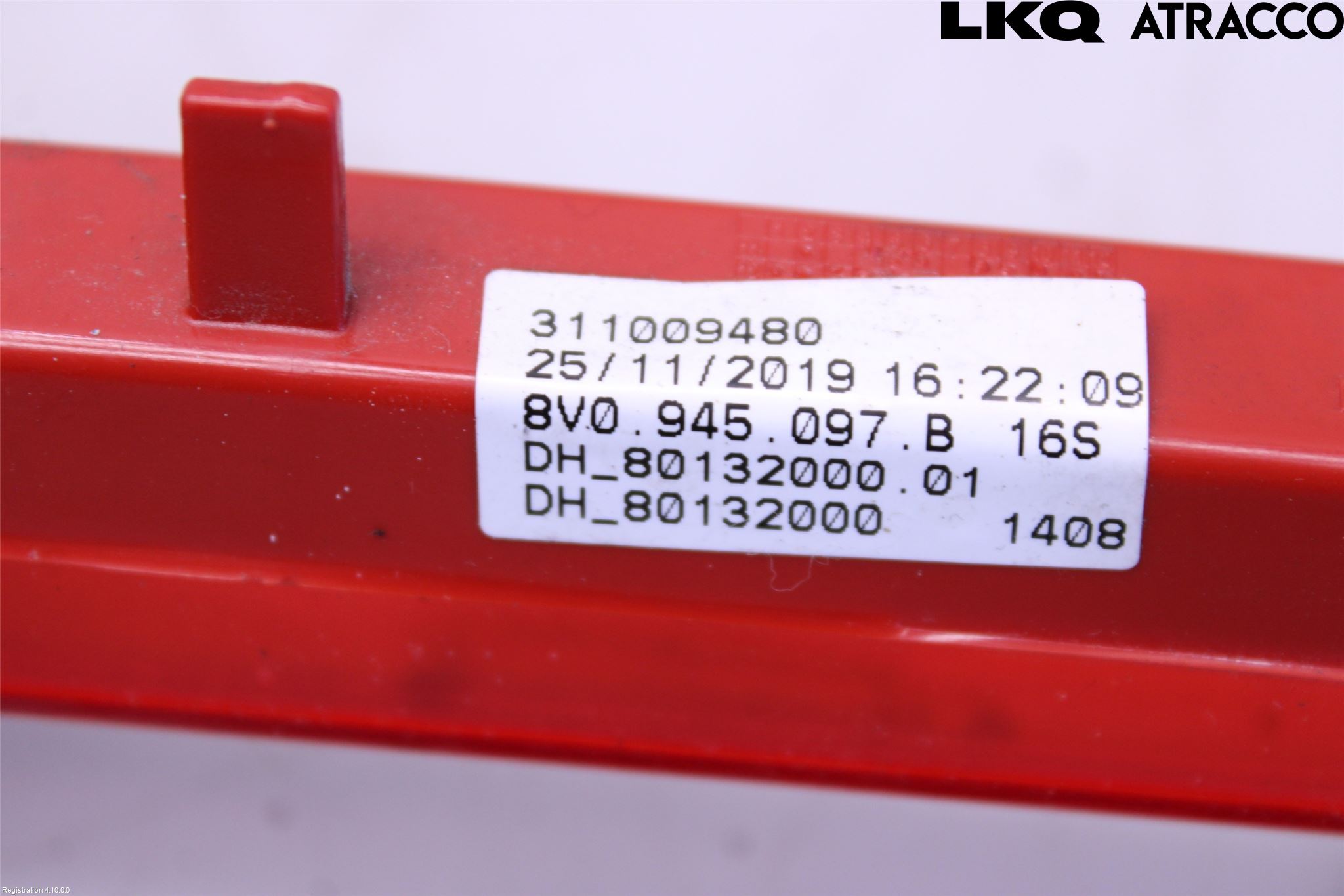 Audi A3/S3 8V 13-20 Bromsljus Bakruta