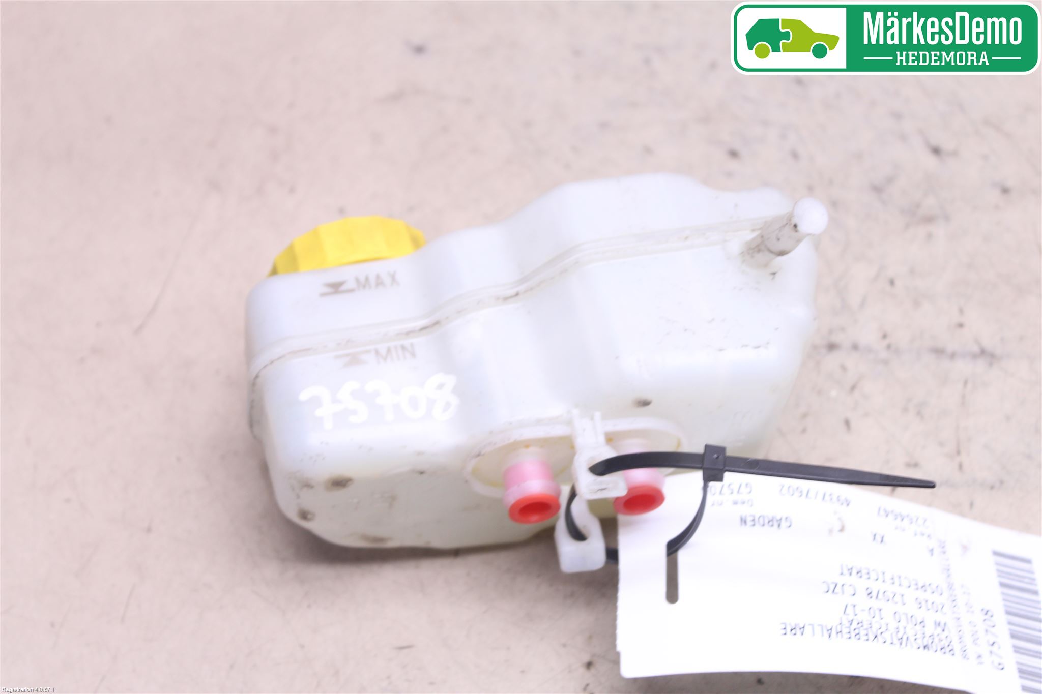 Volkswagen VW POLO 10-17 Bromsvätskebehållare
