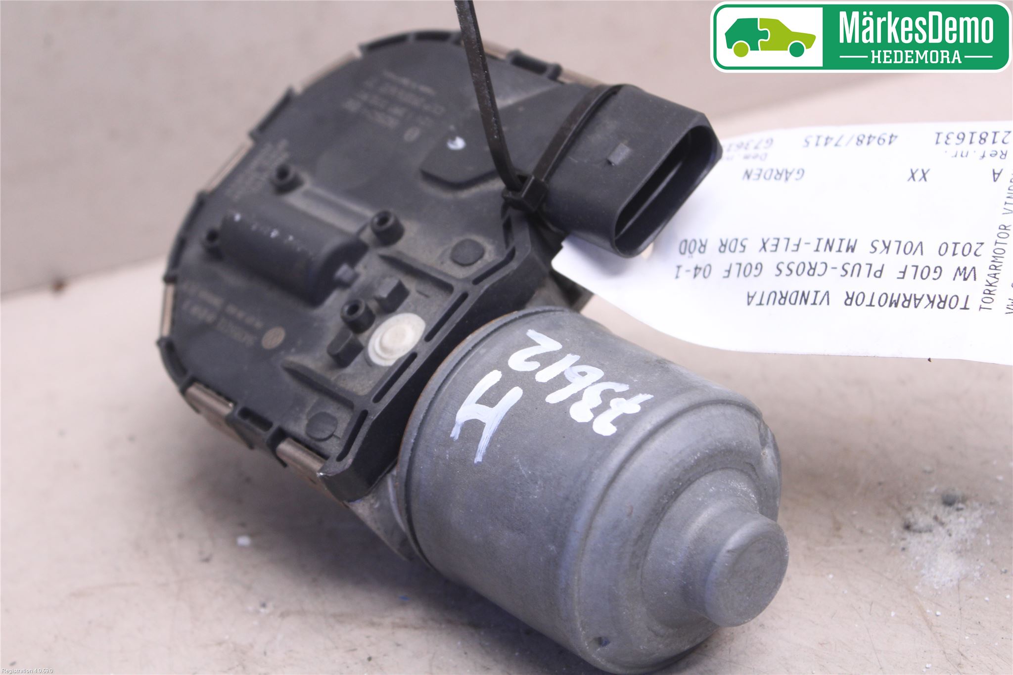 Volkswagen VW GOLF PLUS/CROSS GOLF 04-14 Torkarmotor Vindruta
