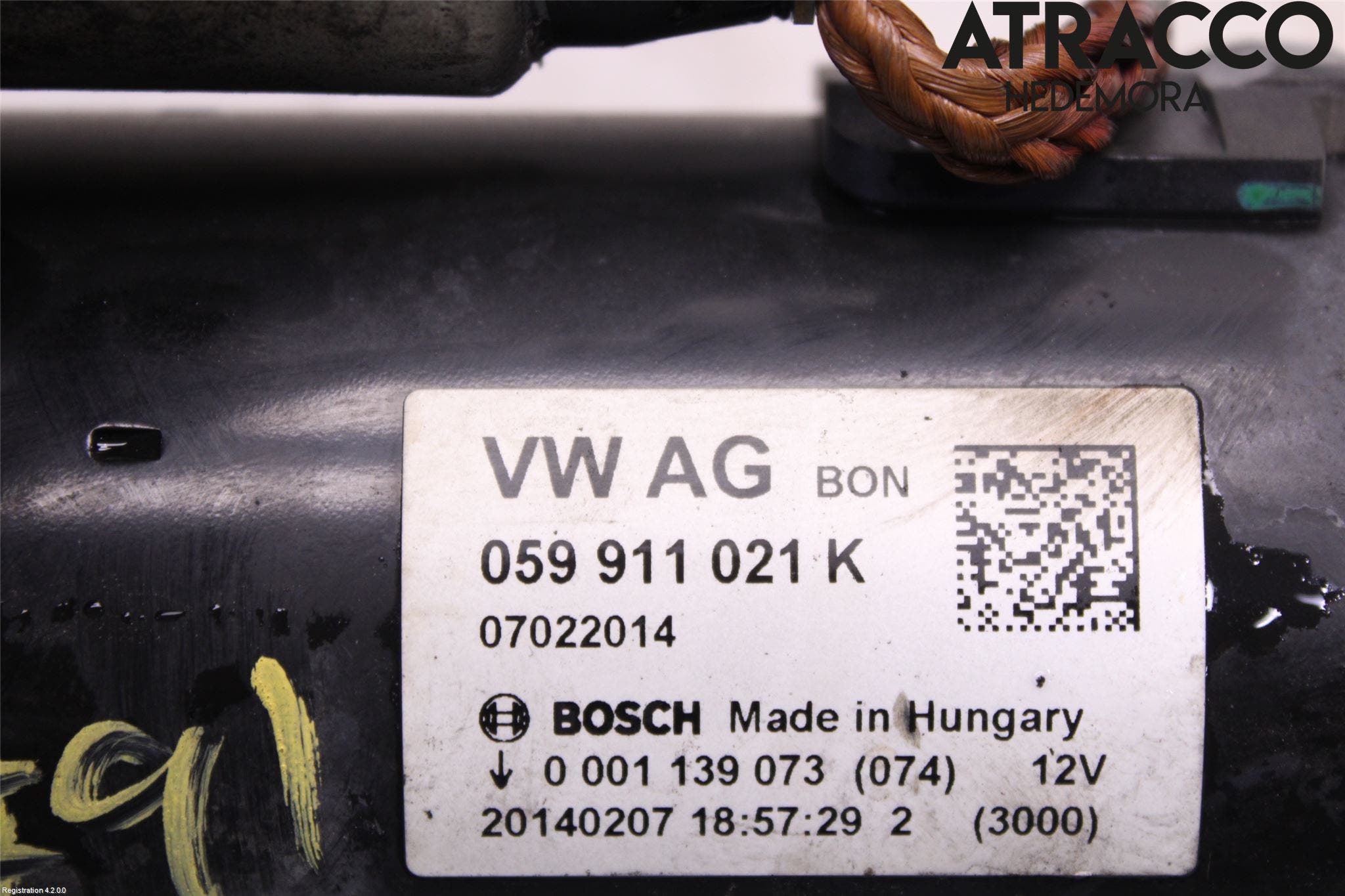 Audi A7/S7 4G 11-17 Startmotor Diesel