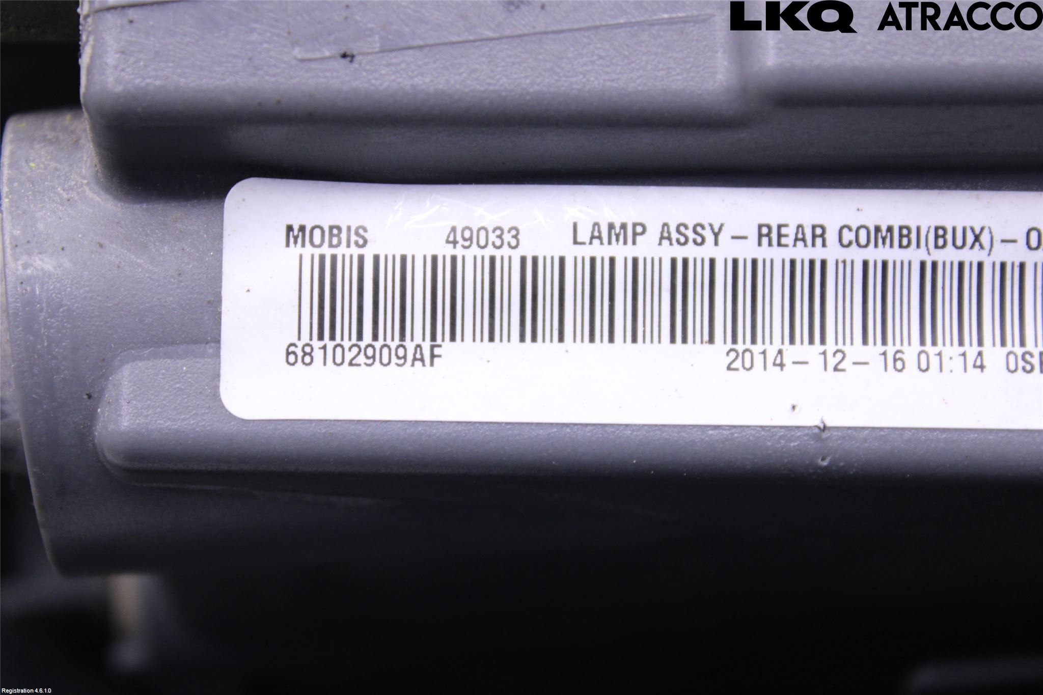 Jeep CHEROKEE Bakljus Vänster