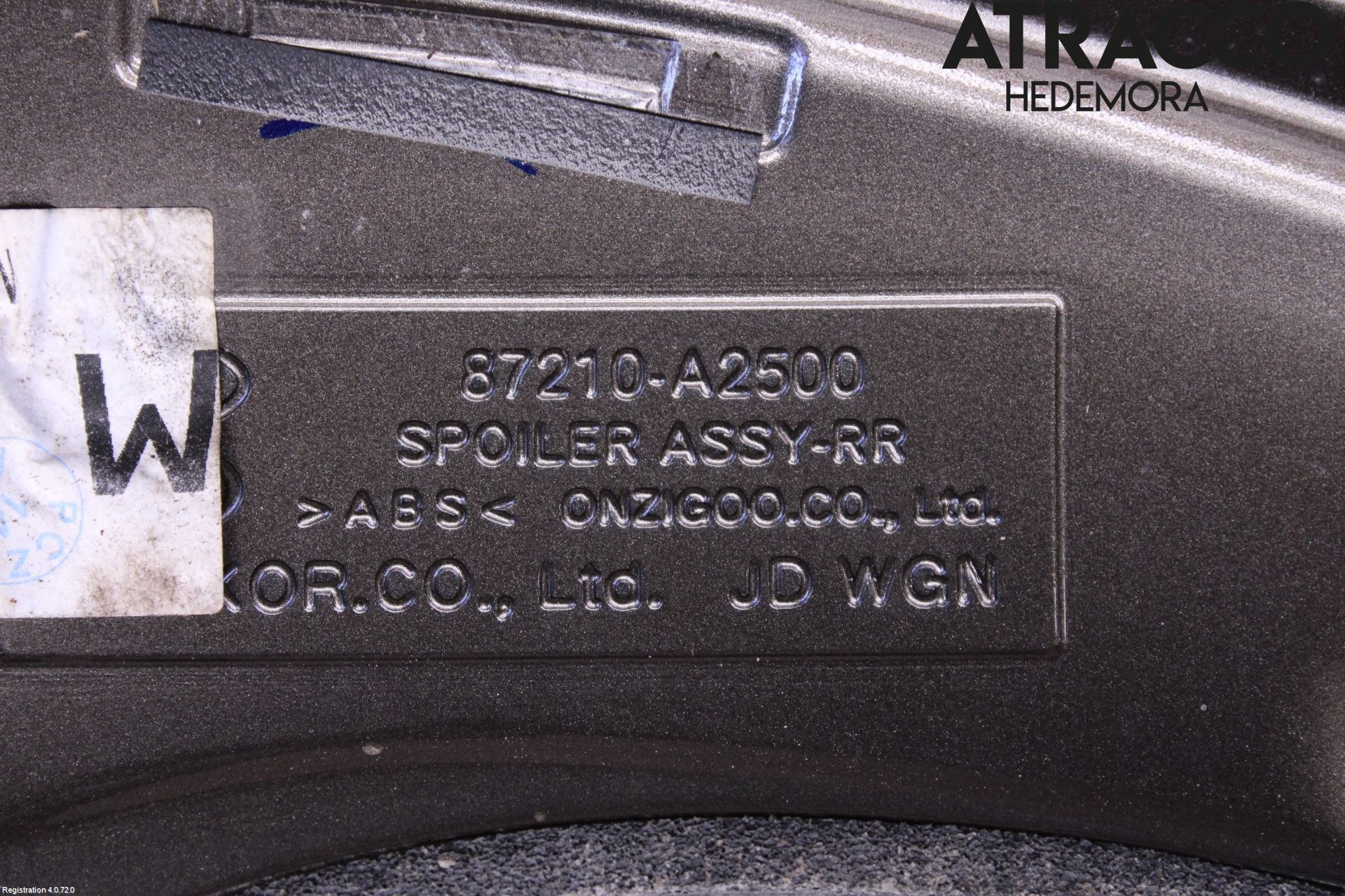 Kia CEED 12-18 Spoiler Baklucka