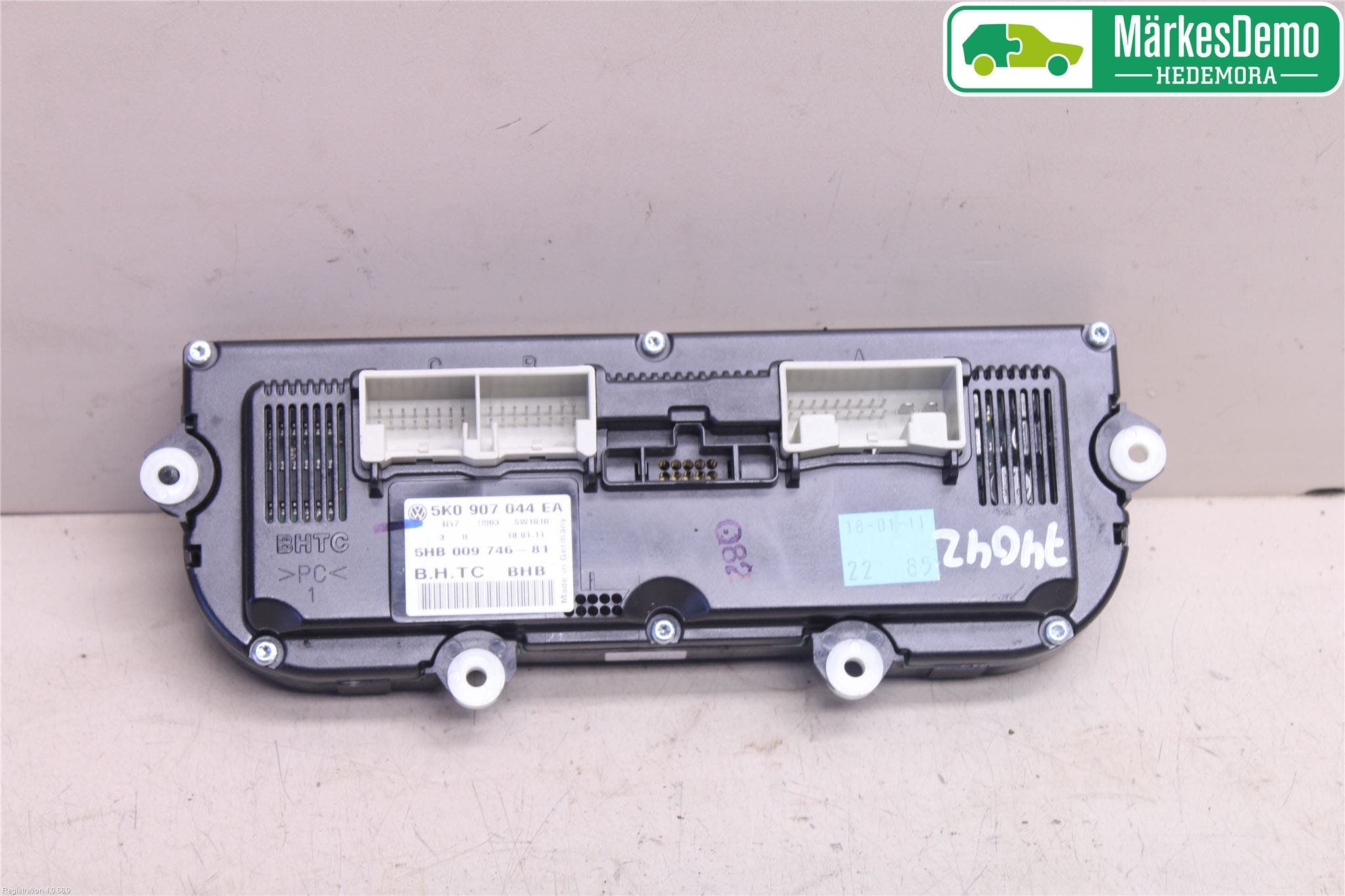 Volkswagen VW GOLF VI 09-13 Ac Styrenhet Ac Manöveren