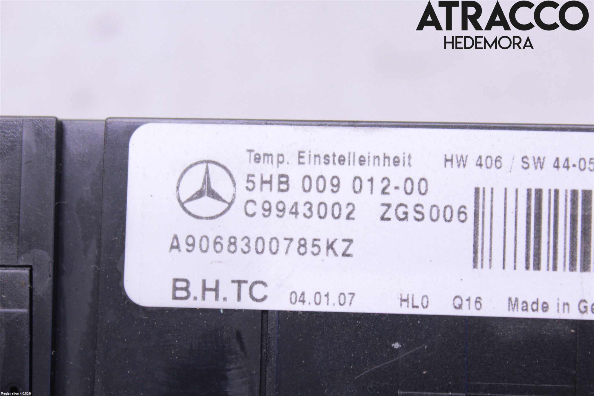 Mercedes-Benz MB SPRINTER (W906) 06-18 Ac Styrenhet Ac Manöveren