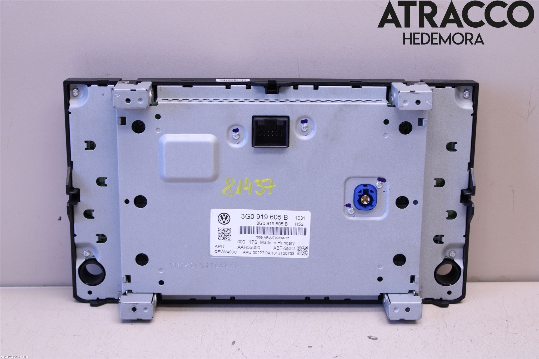 Volkswagen VW PASSAT 15-19 Cd Radio - Multimediapanel