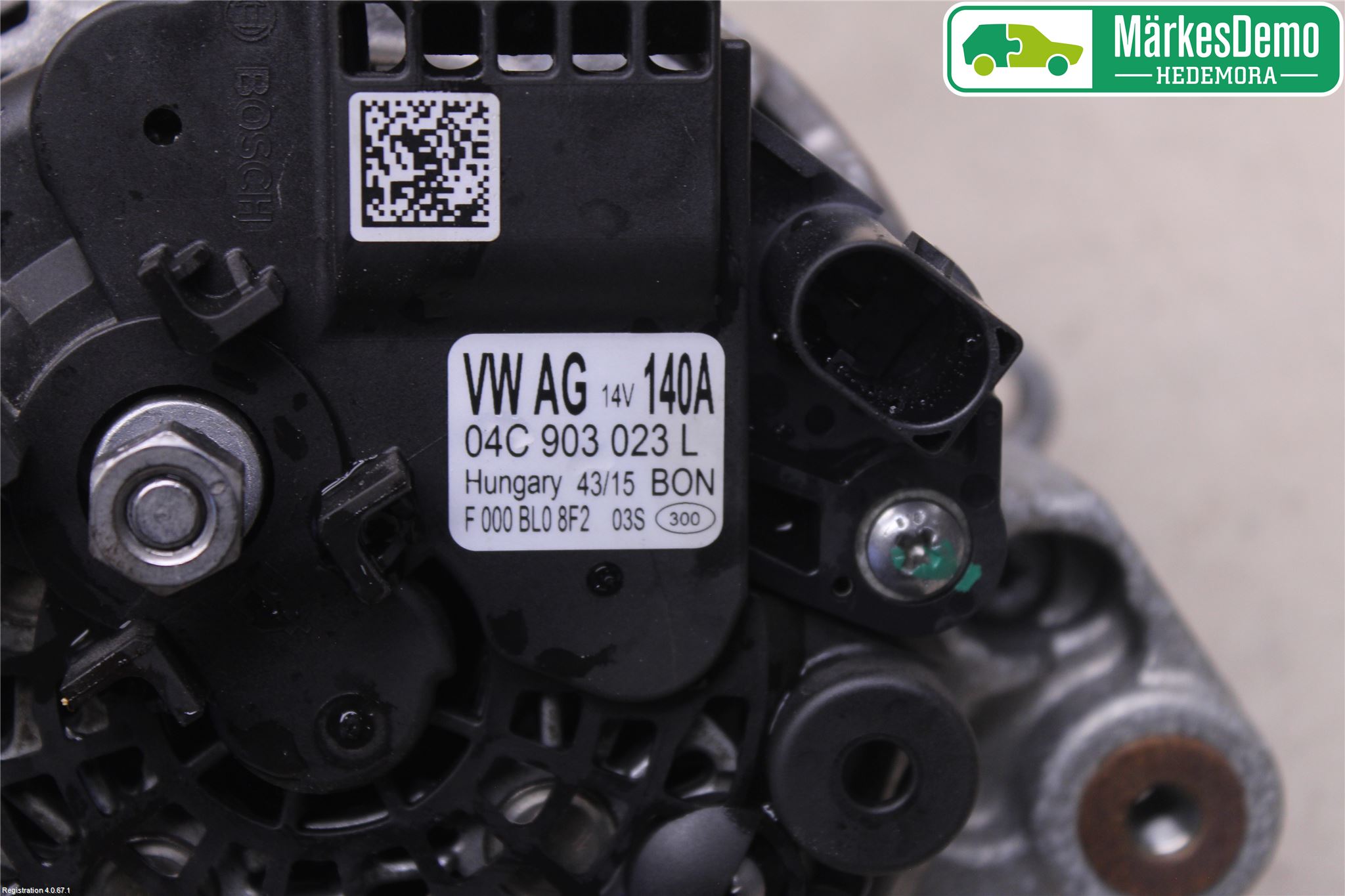 Volkswagen VW POLO 10-17 Generator