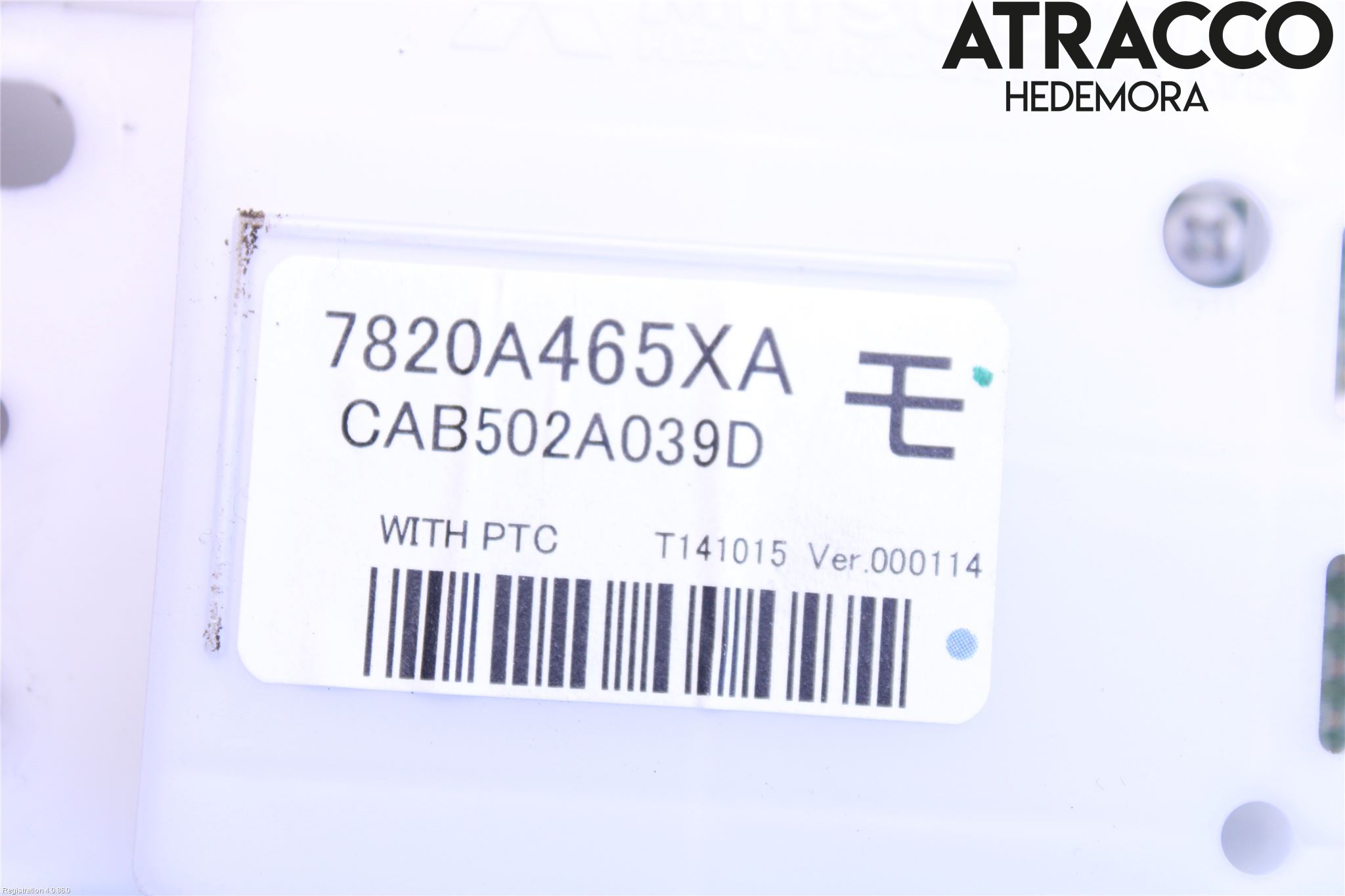 Mitsubishi OUTLANDER 13-21 Ac Styrenhet Ac Manöveren