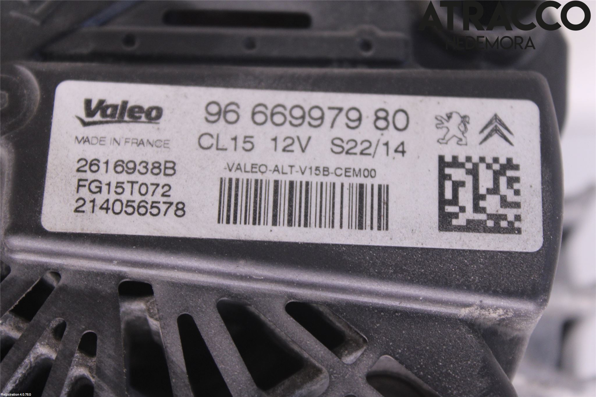 Peugeot 3008 09-16 Generator