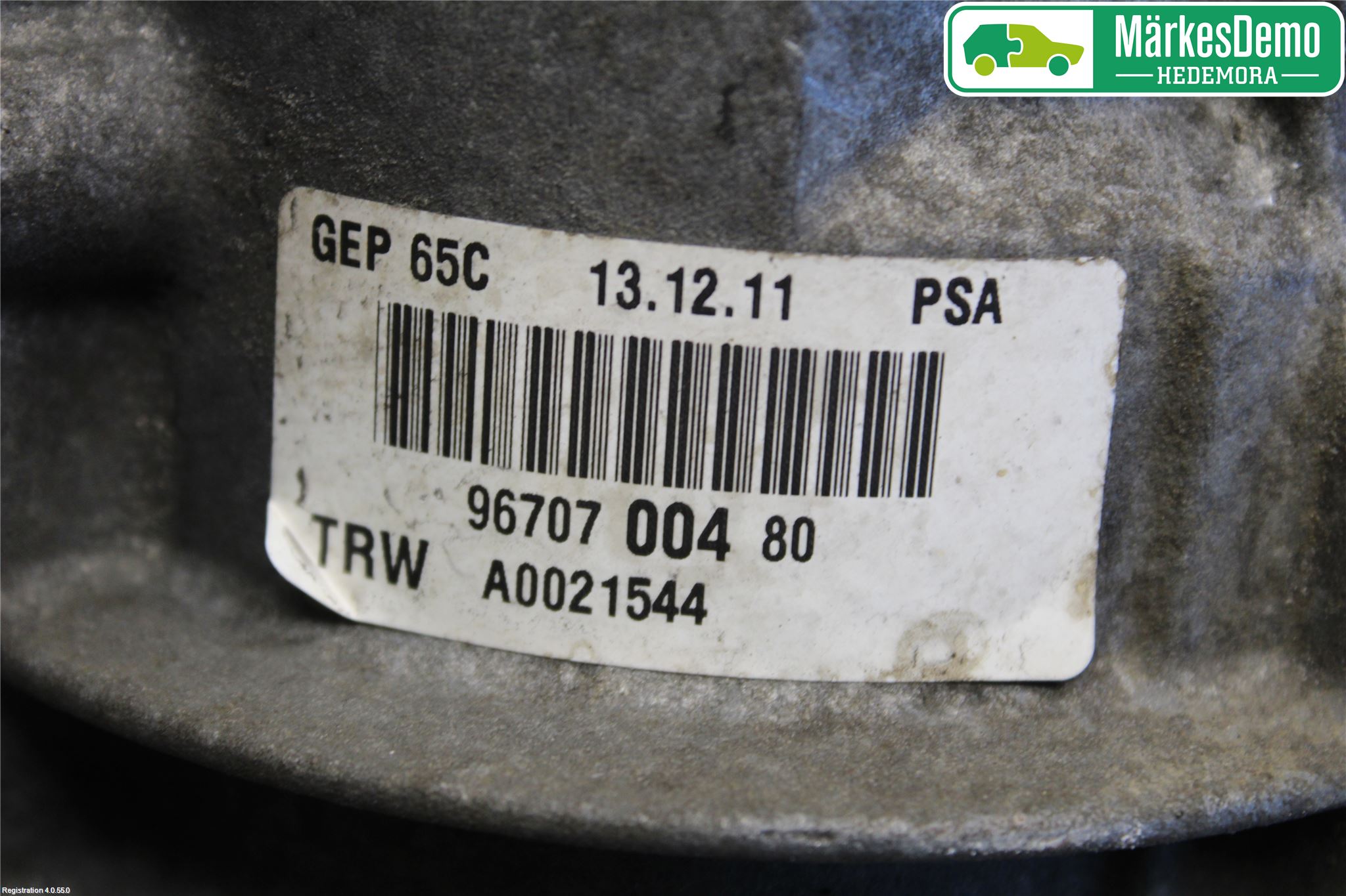 Citroen BERLINGO 08-18 Styrservo Pump Elektrisk