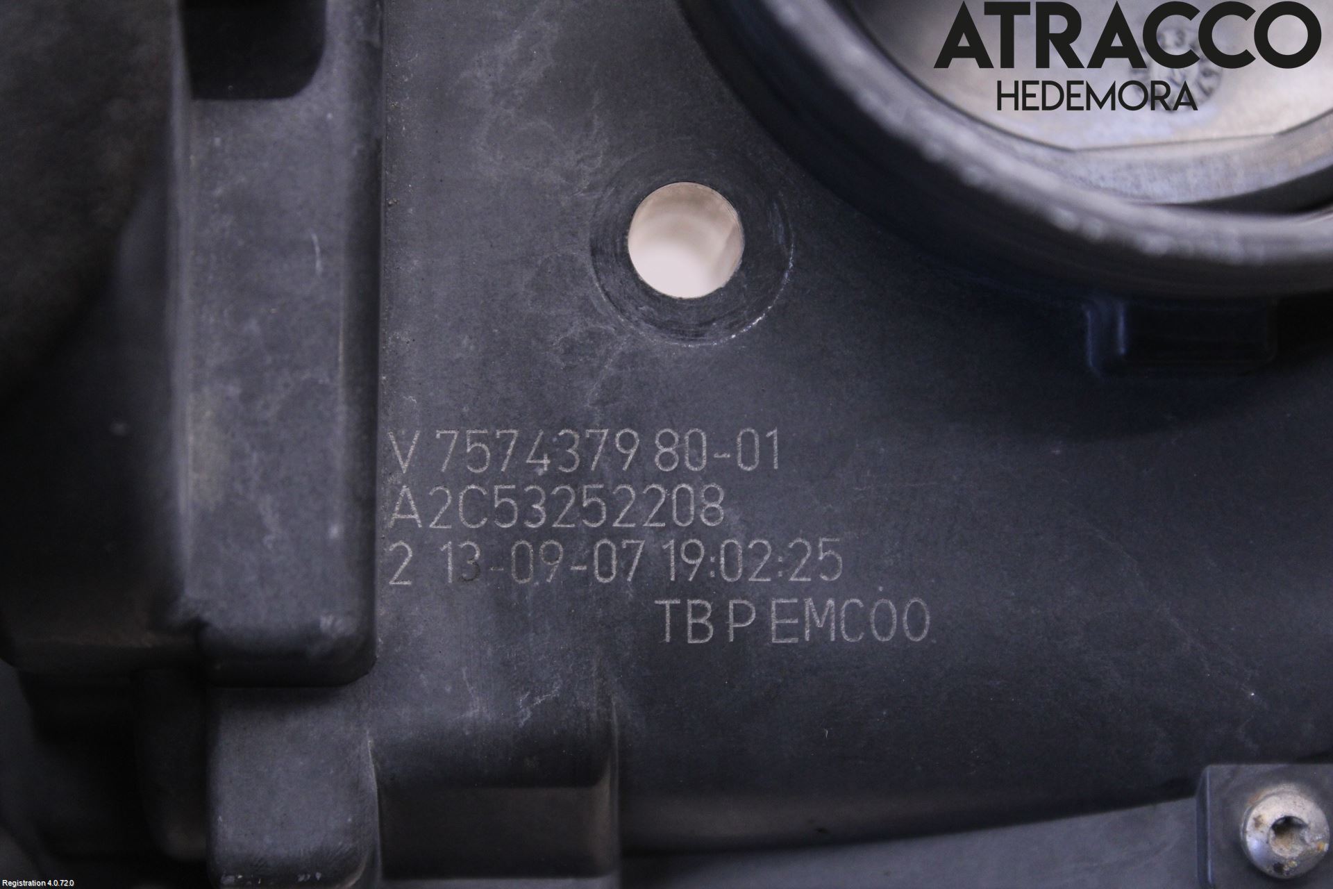 Peugeot 207 Injspjällhus