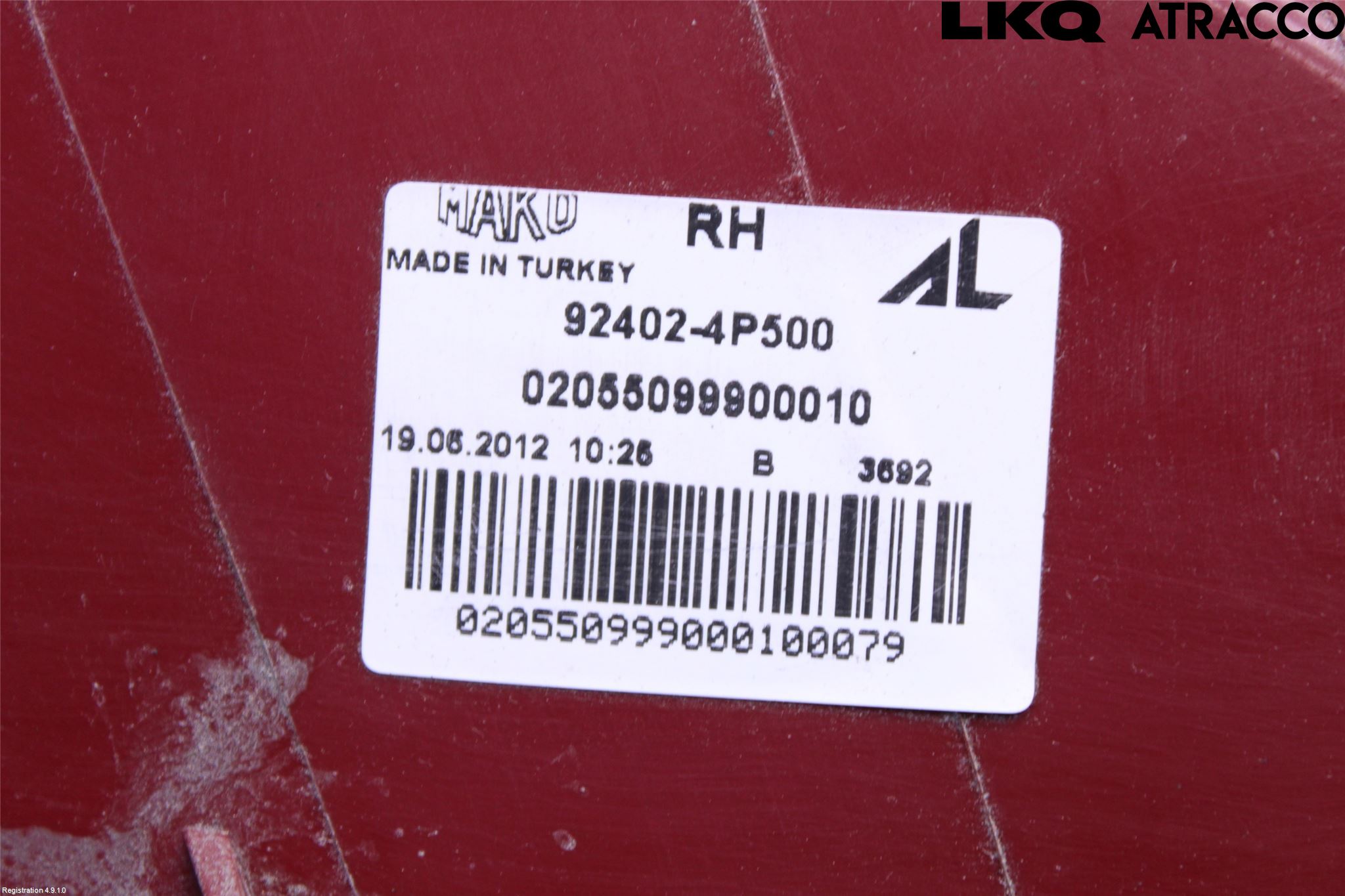 Hyundai i20 PB 09-14 Bakljus Höger