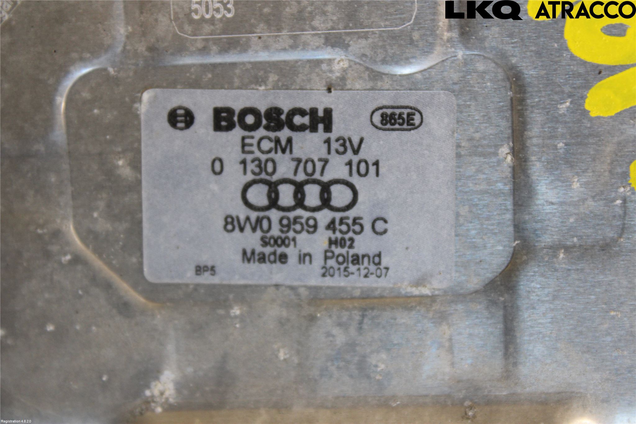 Audi A4/S4 B9 16-19 Kylfläkt El