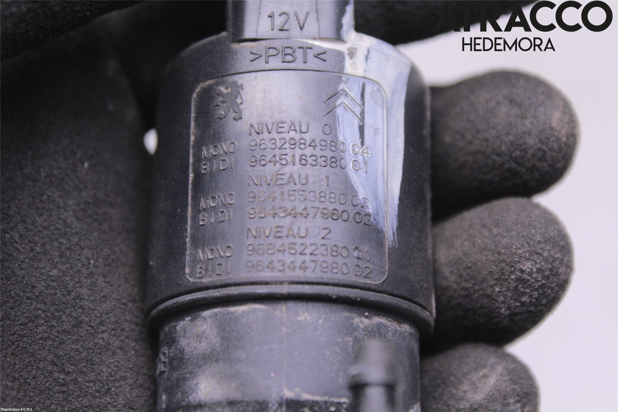 Fiat SCUDO 07-16 Spolarpump Vindruta