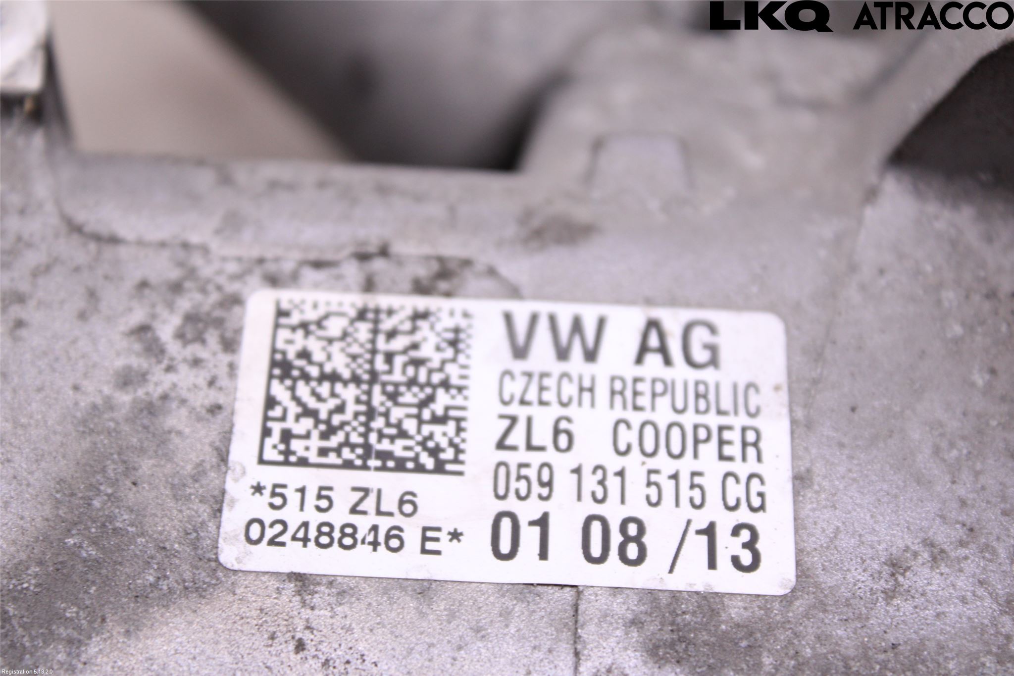 Volkswagen VW TOUAREG 7P 11-18 Avgaskylare