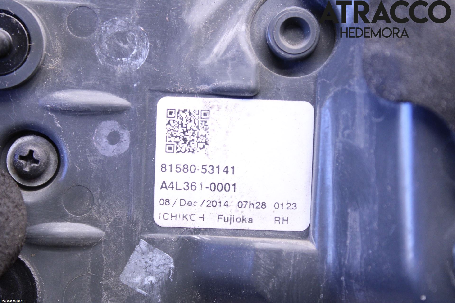 Lexus IS 250/350 14-20 Bakljus Lucka Hö