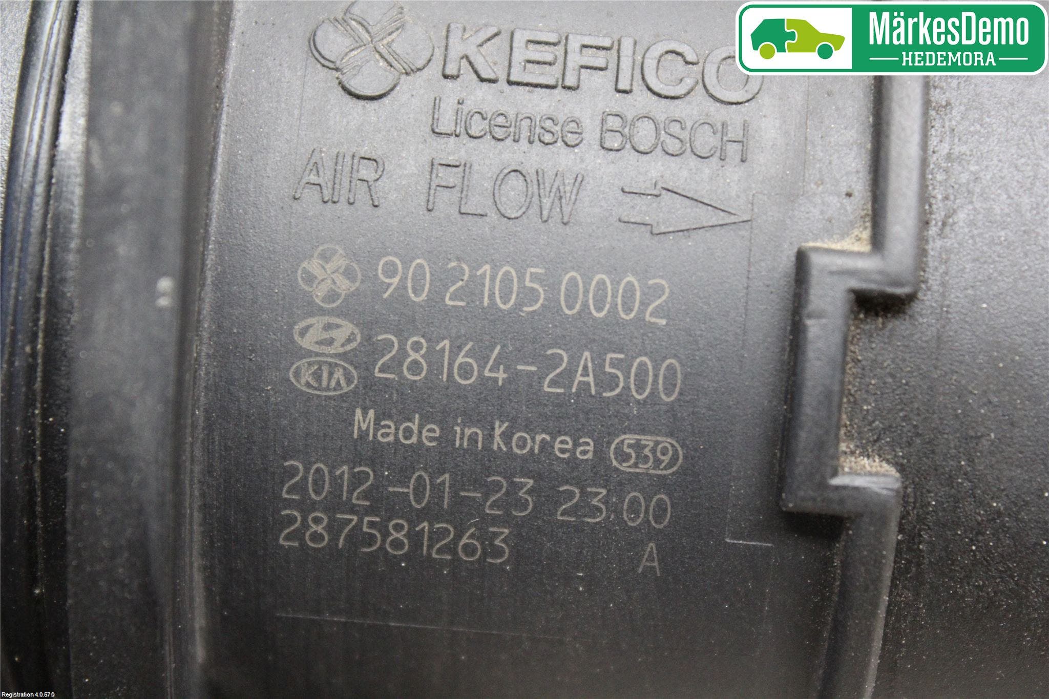 Kia CEED 06-12 Injluftmassamätare