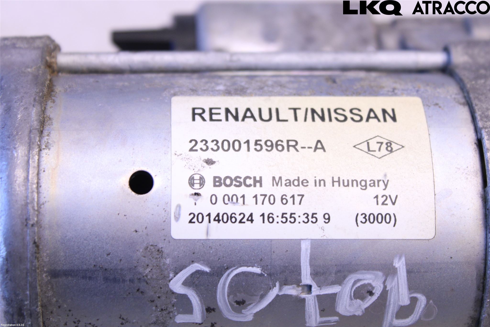 Nissan QASHQAI 14-17 Startmotor Diesel